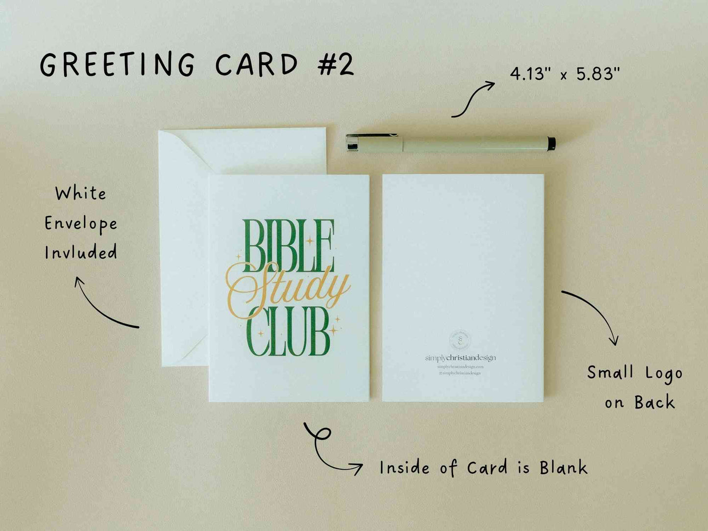 Christian Greeting Cards Set #2, Uplifting Ministering Card, Encouragement Card