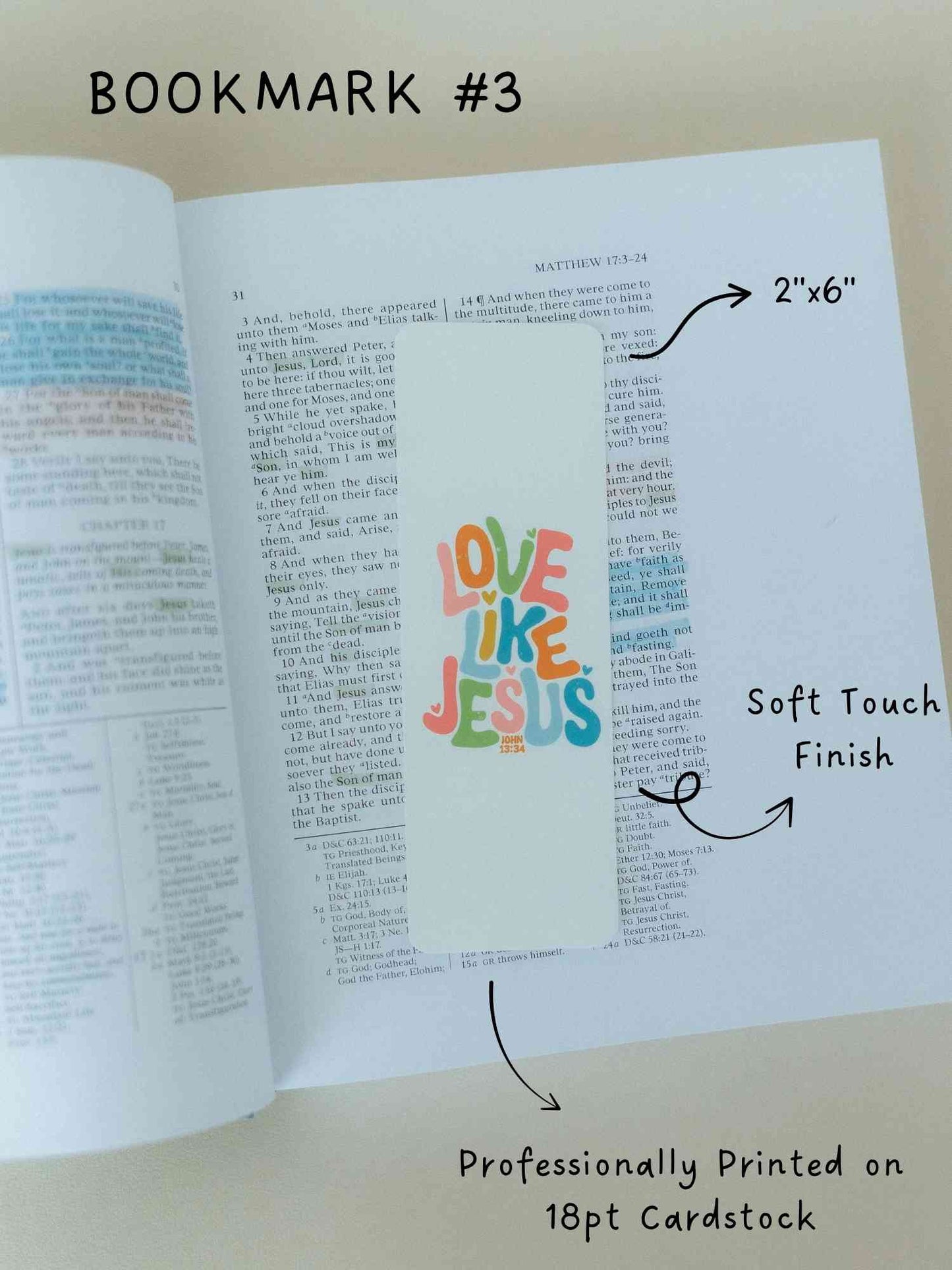 Christian Bookmark Set #2, Cute Bookmarks, Bible Bookmarks, Christian Bookmark, Christian Gifts
