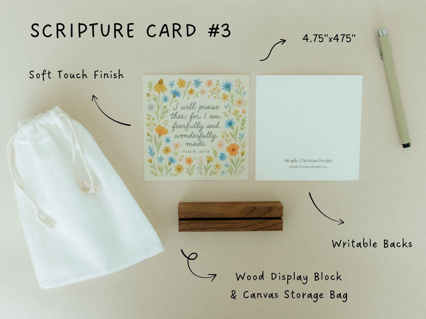 Create Your Own Scripture Card Set #2, Faith Encouragement Cards, Scripture Cards Set, Christian Gifts