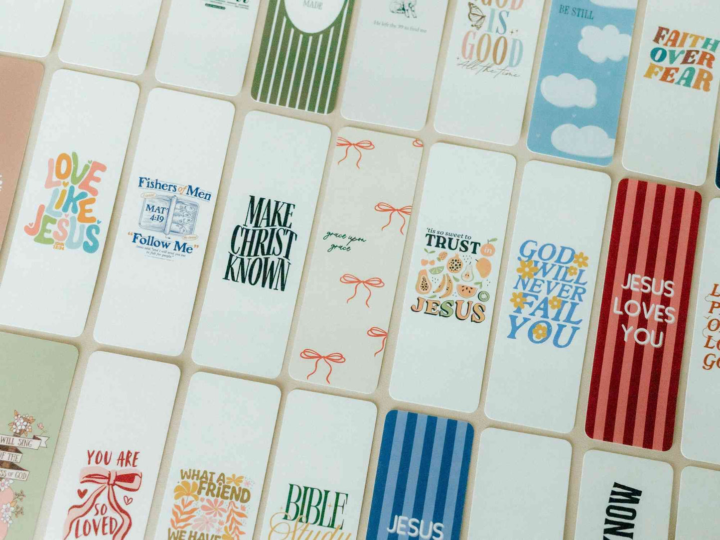 Christian Bookmark Set #2, Cute Bookmarks, Bible Bookmarks, Christian Bookmark, Christian Gifts