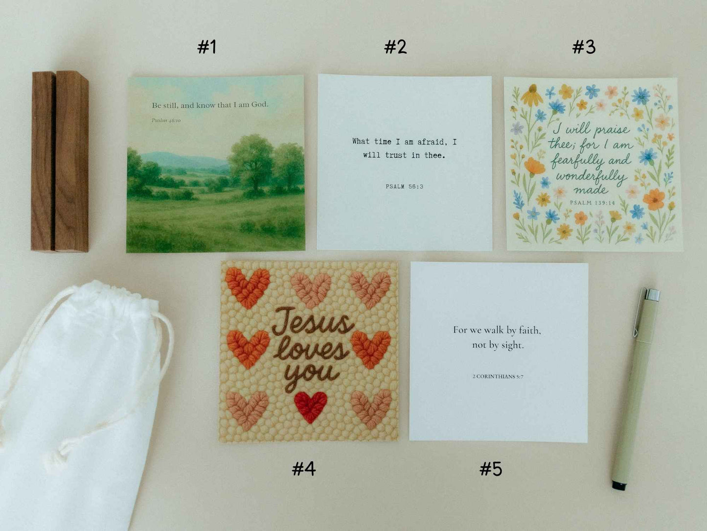 Create Your Own Scripture Card Set #2, Faith Encouragement Cards, Scripture Cards Set, Christian Gifts