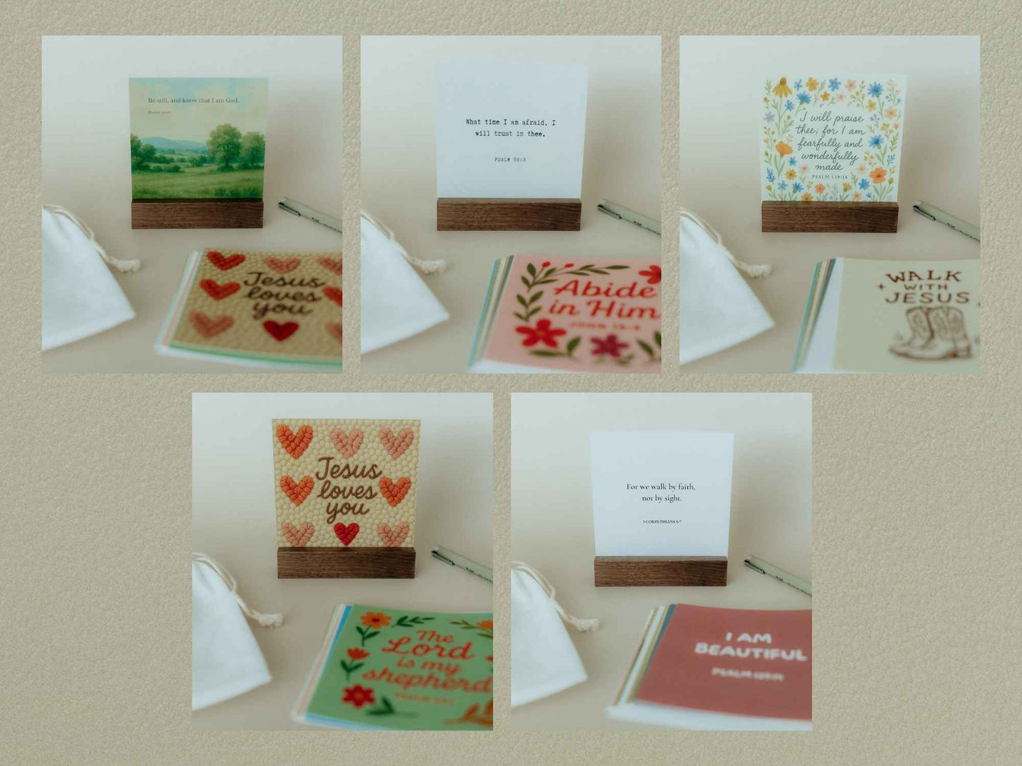 Create Your Own Scripture Card Set #2, Faith Encouragement Cards, Scripture Cards Set, Christian Gifts
