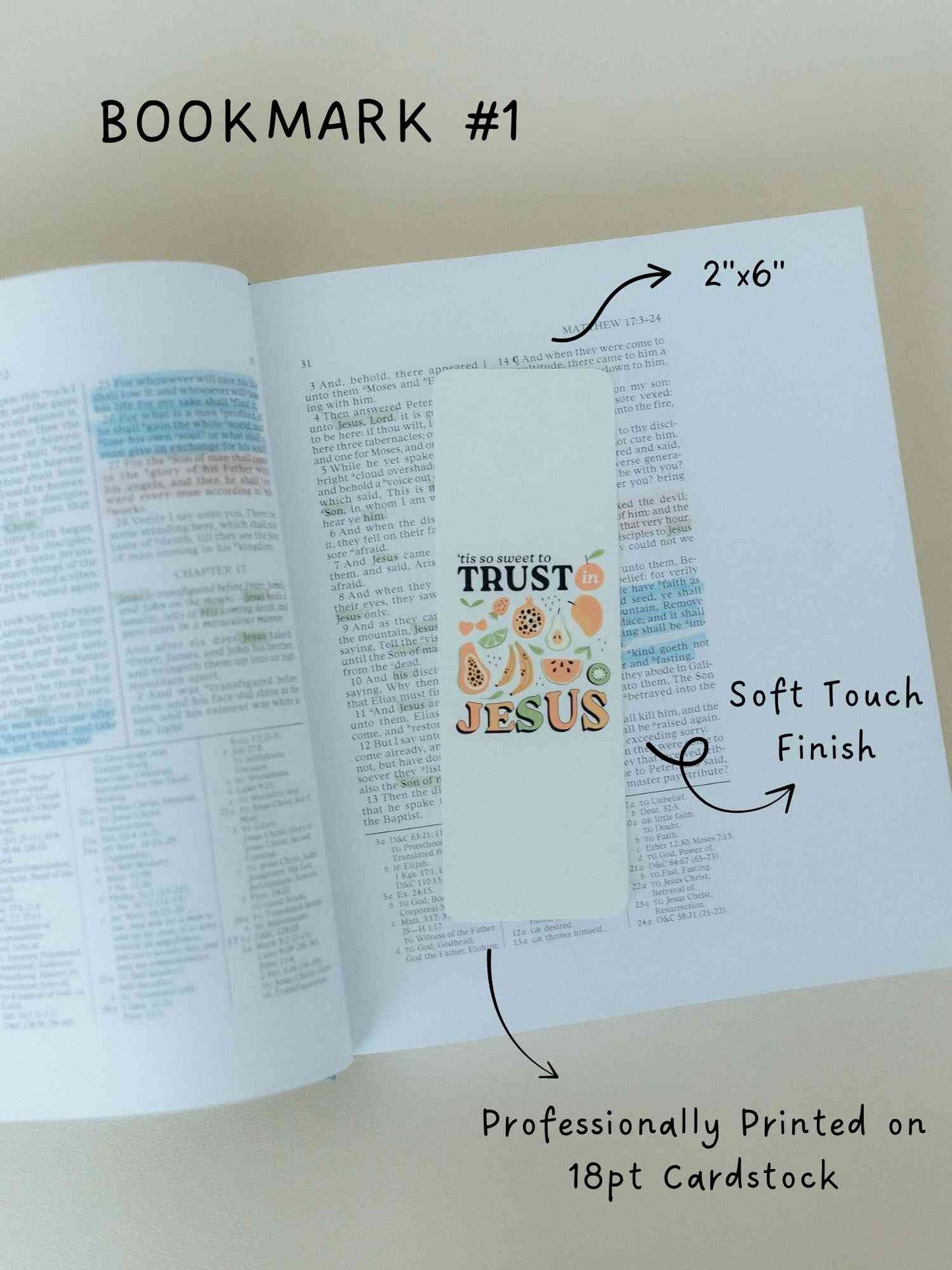 Christian Bookmark Set #1, Cute Bookmarks, Bible Bookmarks, Christian Bookmark, Christian Gifts