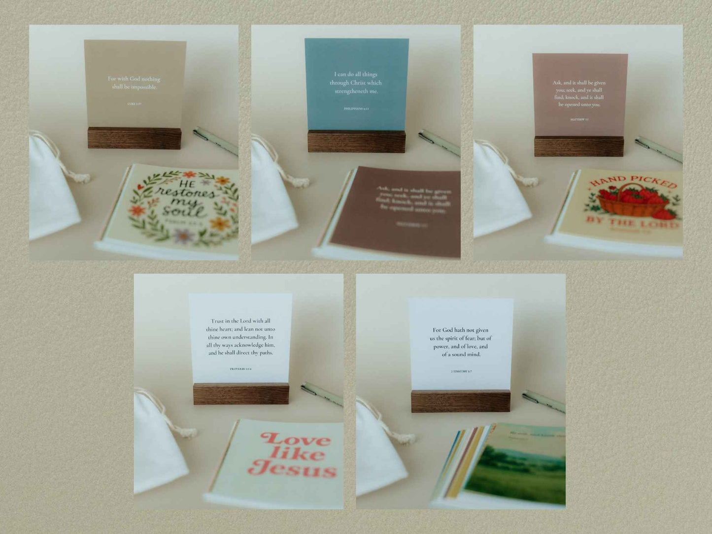 Create Your Own Scripture Card Set #3, Faith Encouragement Cards, Scripture Cards Set, Christian Gifts