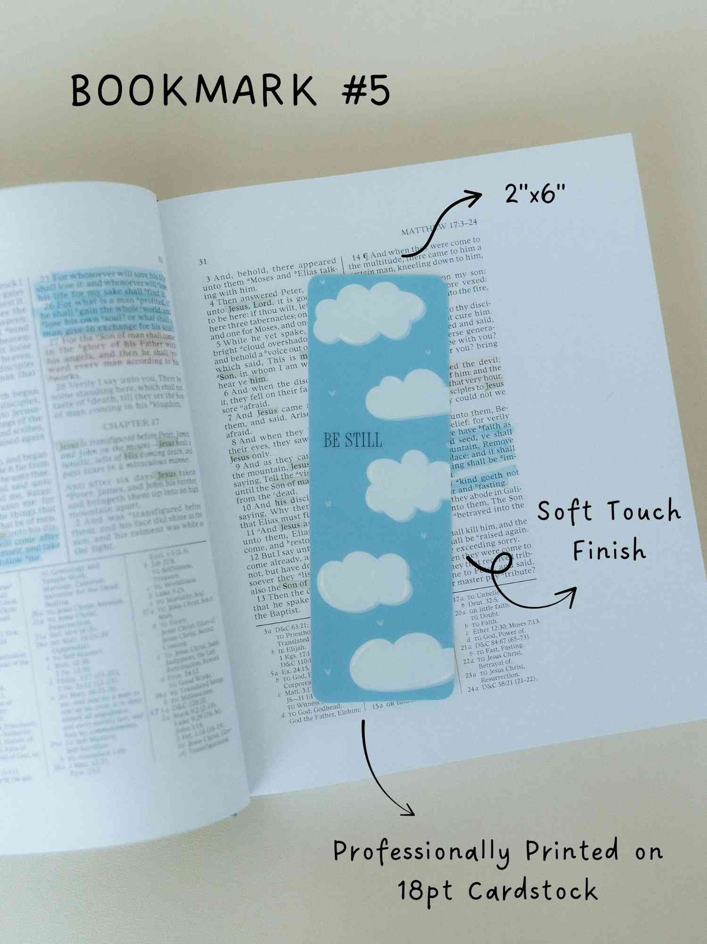 Christian Bookmark Set #4, Cute Bookmarks, Bible Bookmarks, Christian Bookmark, Christian Gifts