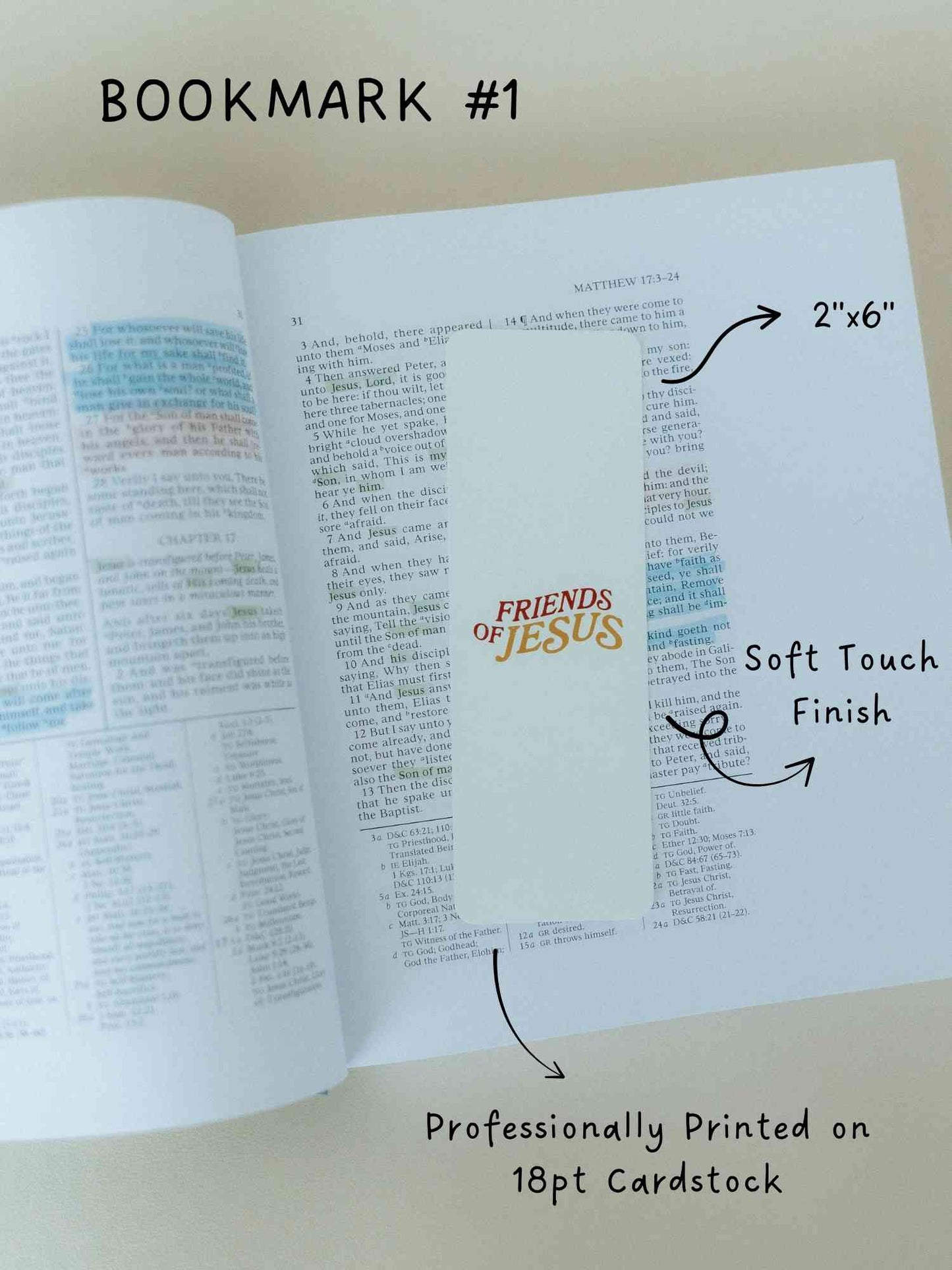 Christian Bookmark Set #5, Cute Bookmarks, Bible Bookmarks, Christian Bookmark, Christian Gifts