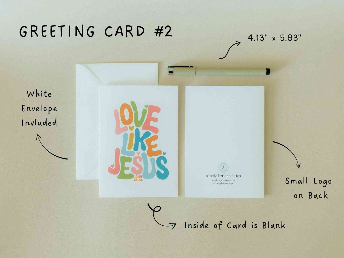 Christian Greeting Cards Set #1, Uplifting Ministering Card, Encouragement Card