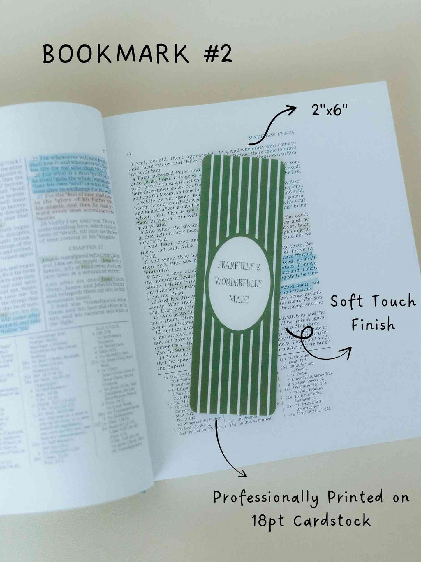 Christian Bookmark Set #1, Cute Bookmarks, Bible Bookmarks, Christian Bookmark, Christian Gifts