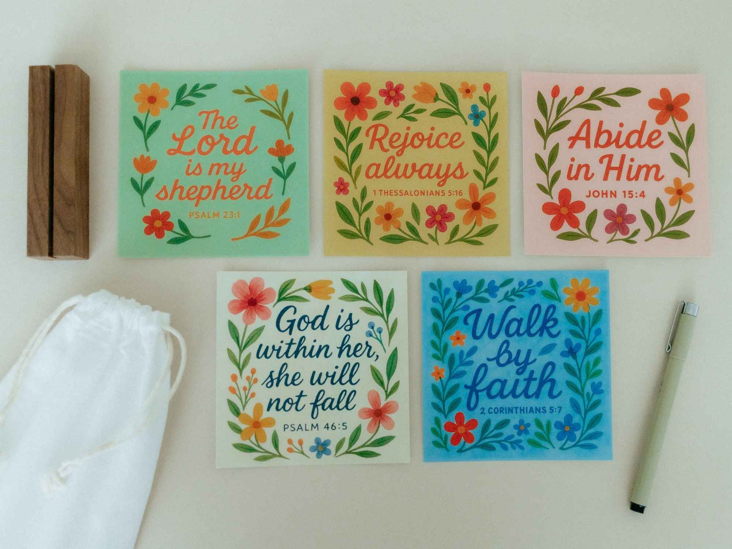 Create Your Own Scripture Card Set #5, Faith Encouragement Cards, Scripture Cards Set, Christian Gifts