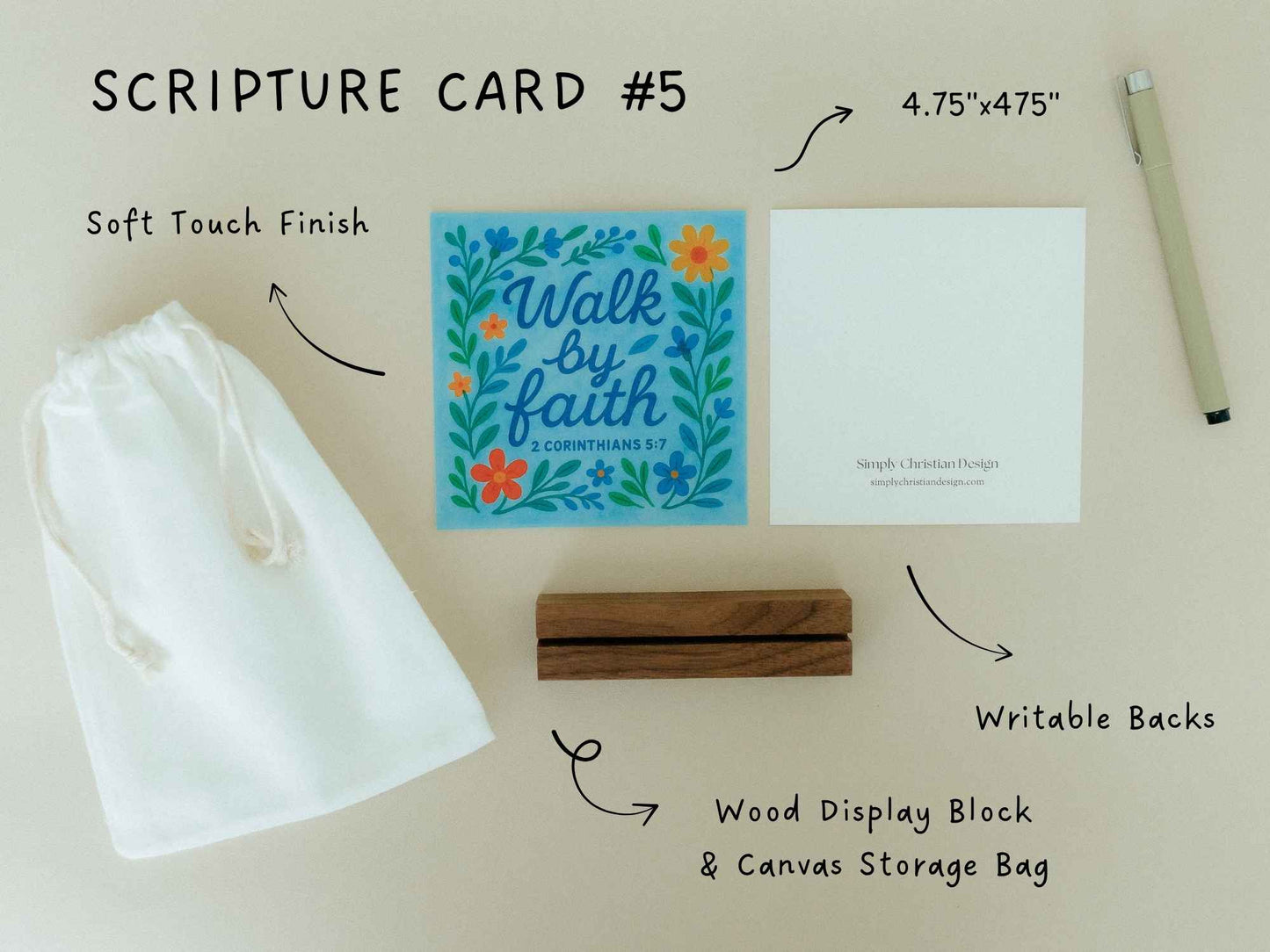 Create Your Own Scripture Card Set #5, Faith Encouragement Cards, Scripture Cards Set, Christian Gifts