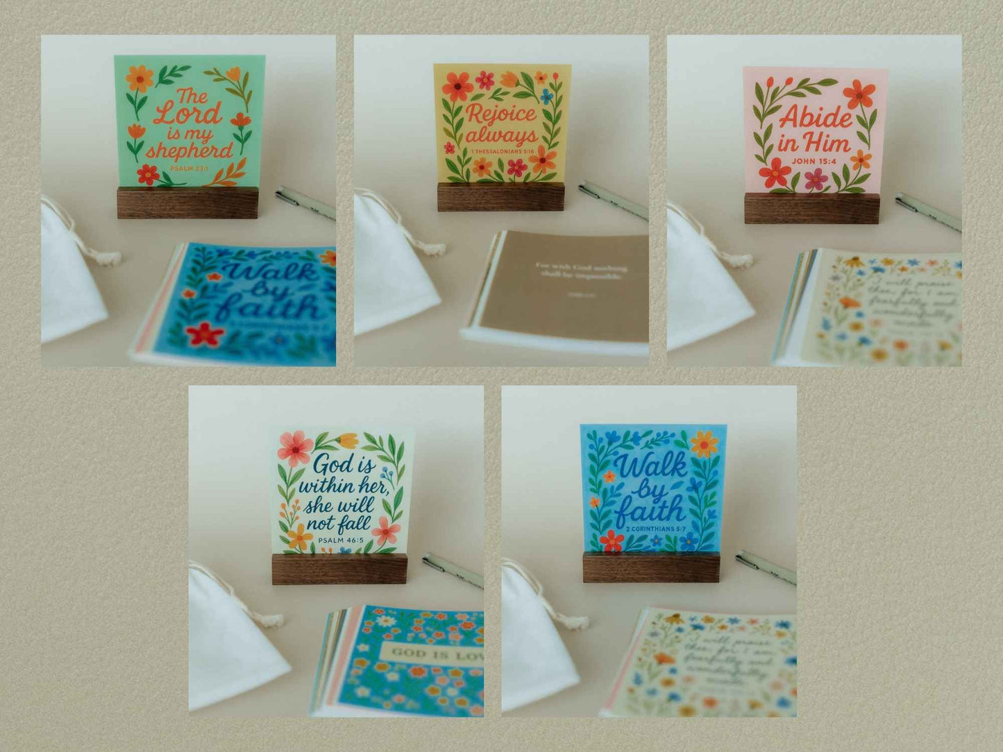 Create Your Own Scripture Card Set #5, Faith Encouragement Cards, Scripture Cards Set, Christian Gifts