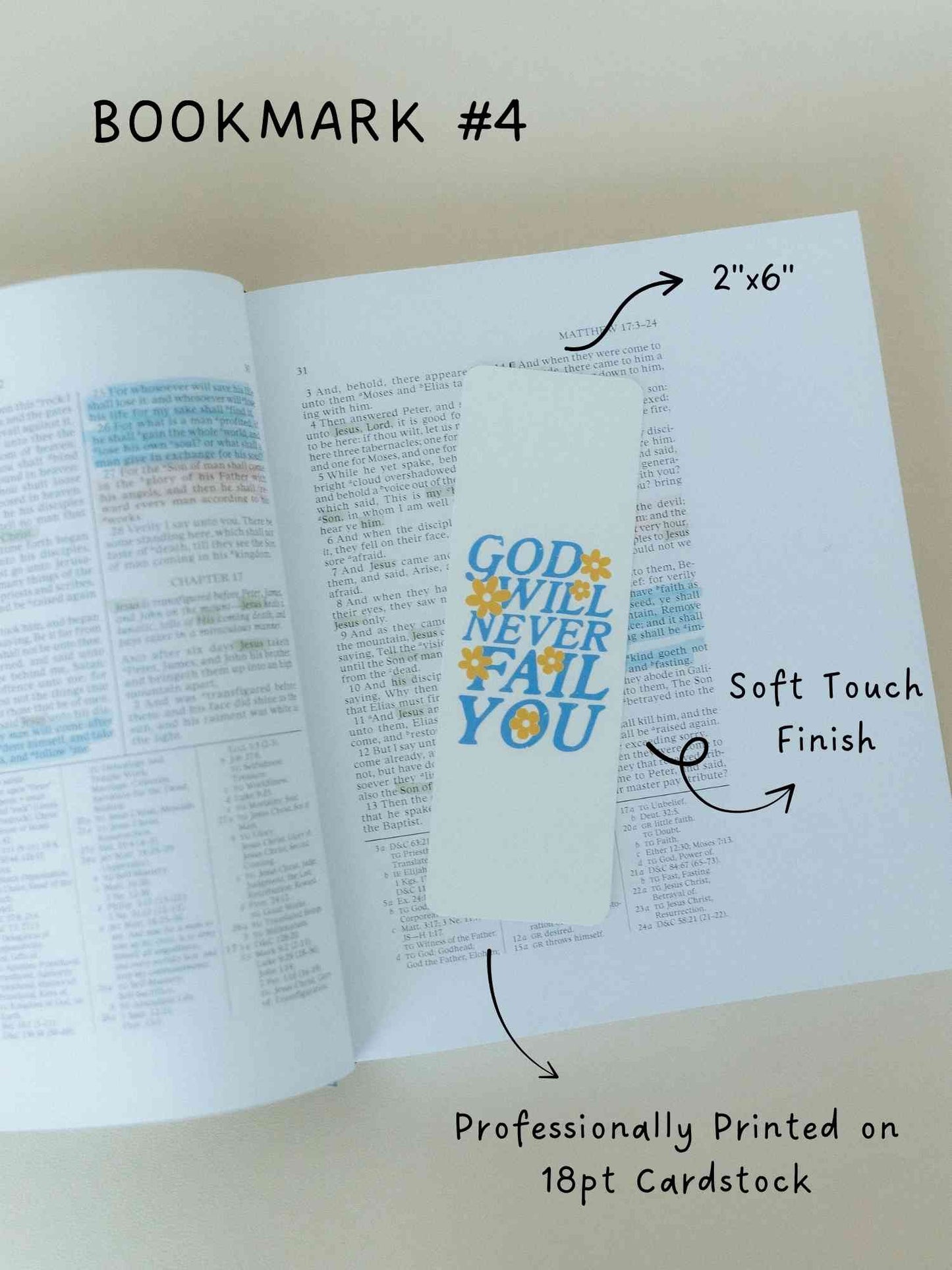 Christian Bookmark Set #1, Cute Bookmarks, Bible Bookmarks, Christian Bookmark, Christian Gifts