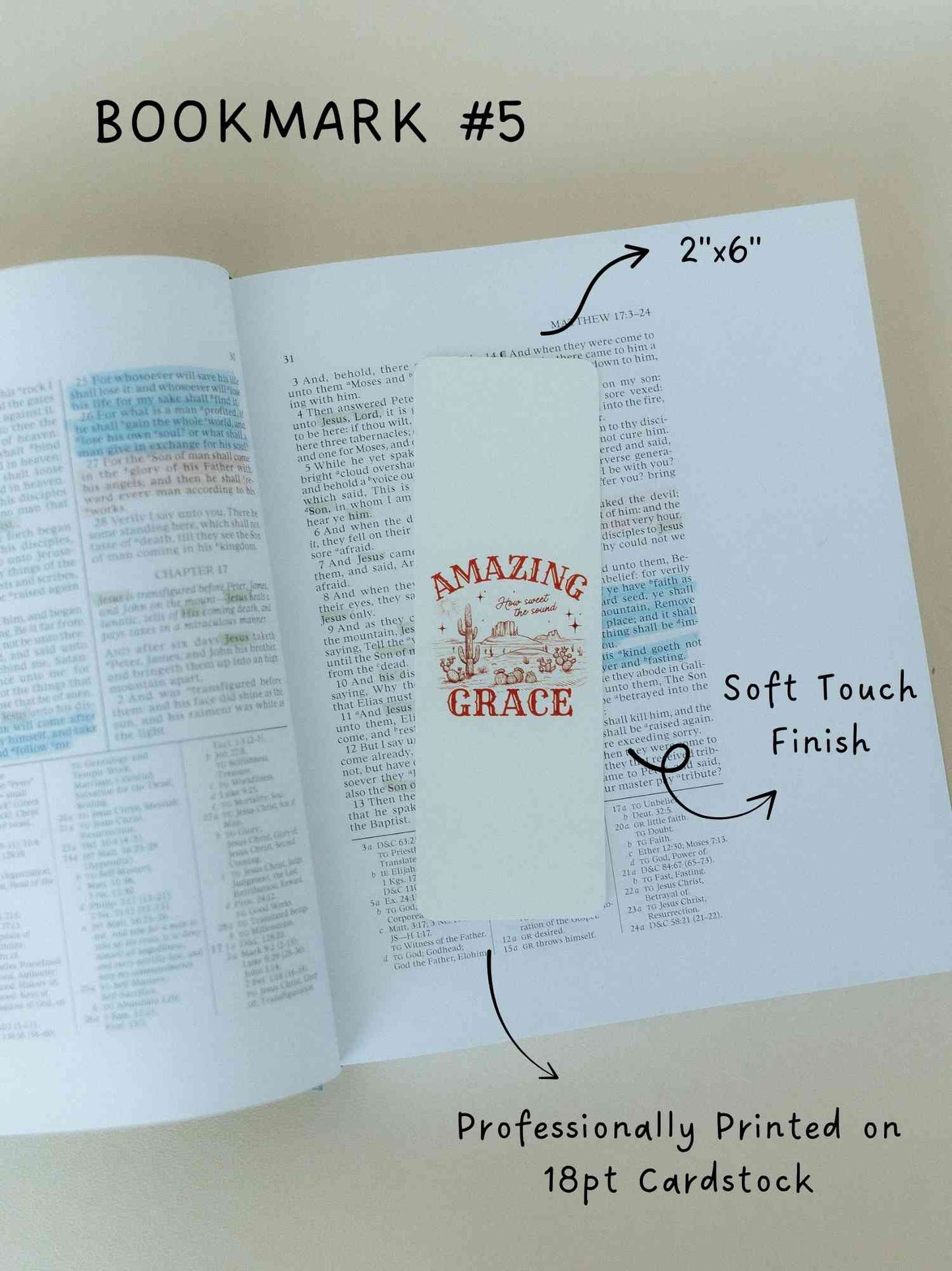 Christian Bookmark Set #1, Cute Bookmarks, Bible Bookmarks, Christian Bookmark, Christian Gifts