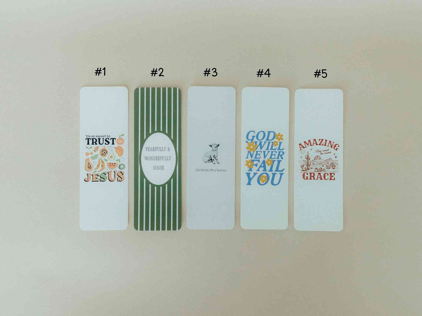 Christian Bookmark Set #1, Cute Bookmarks, Bible Bookmarks, Christian Bookmark, Christian Gifts