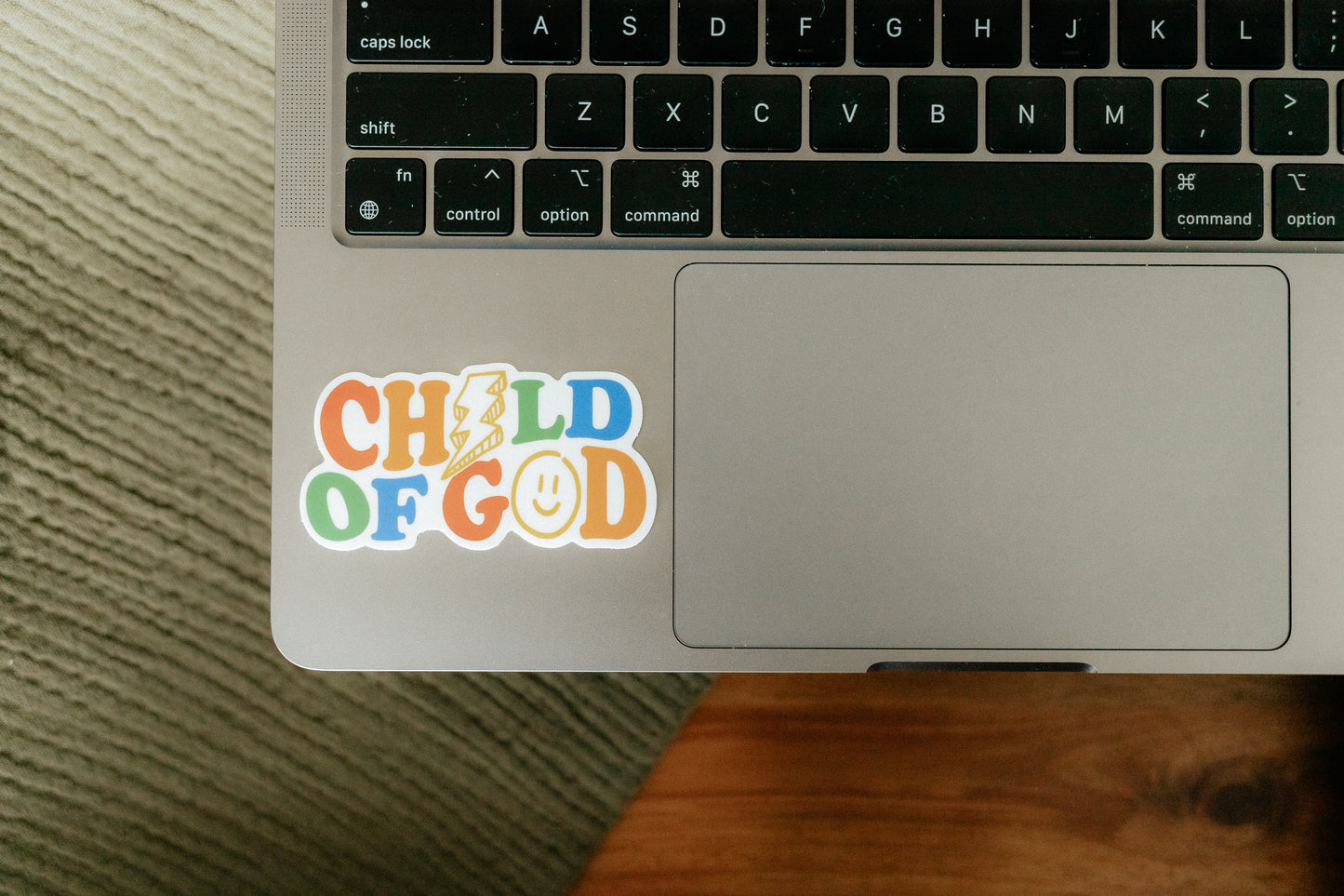 Child of God, Waterproof Vinyl Sticker, 3x1.6"