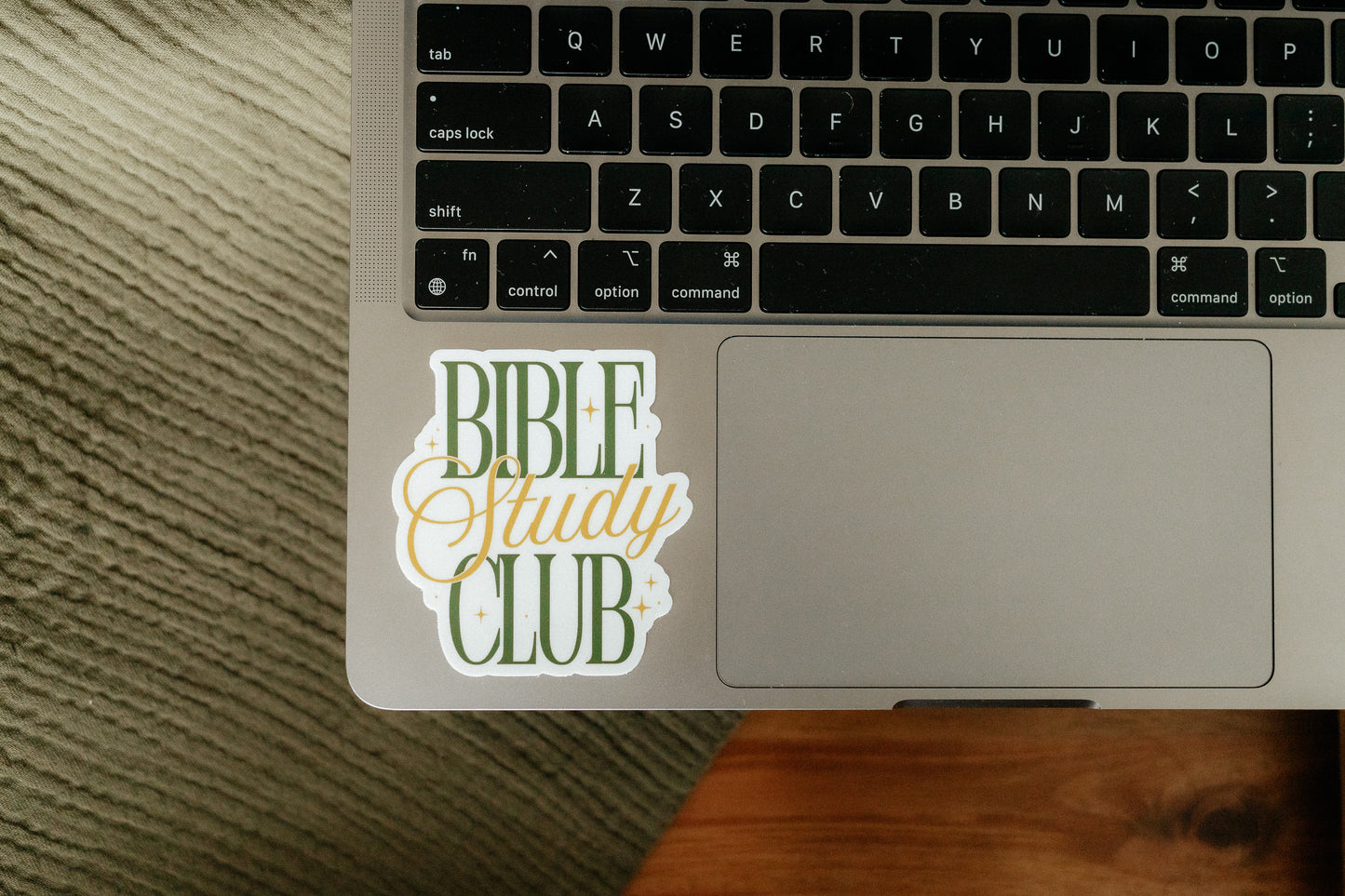 Bible Study Club, Waterproof Vinyl Sticker, 2.8x3"