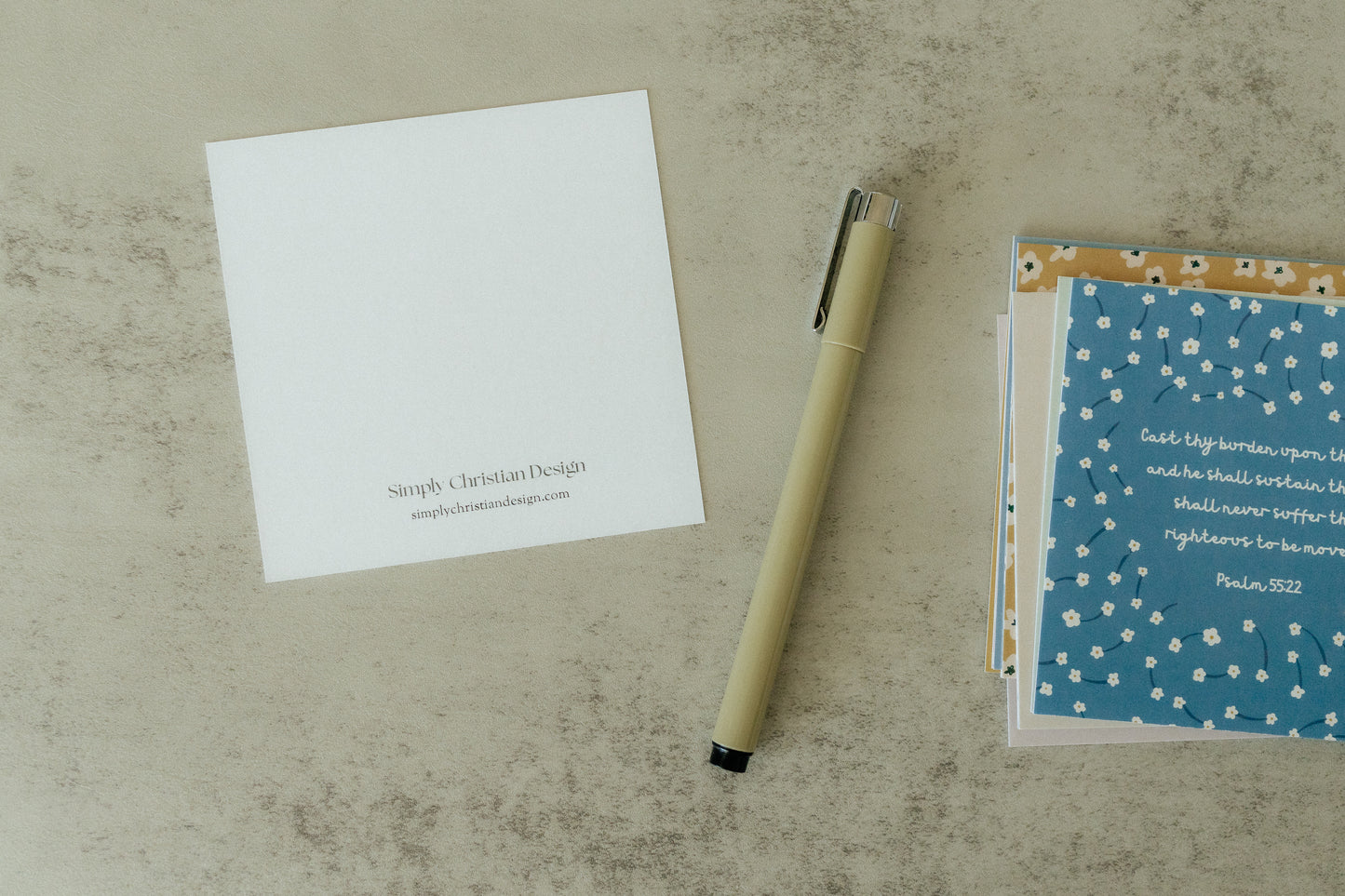 Mini Scripture Card Set, Floral, 12 Bible Verse Cards