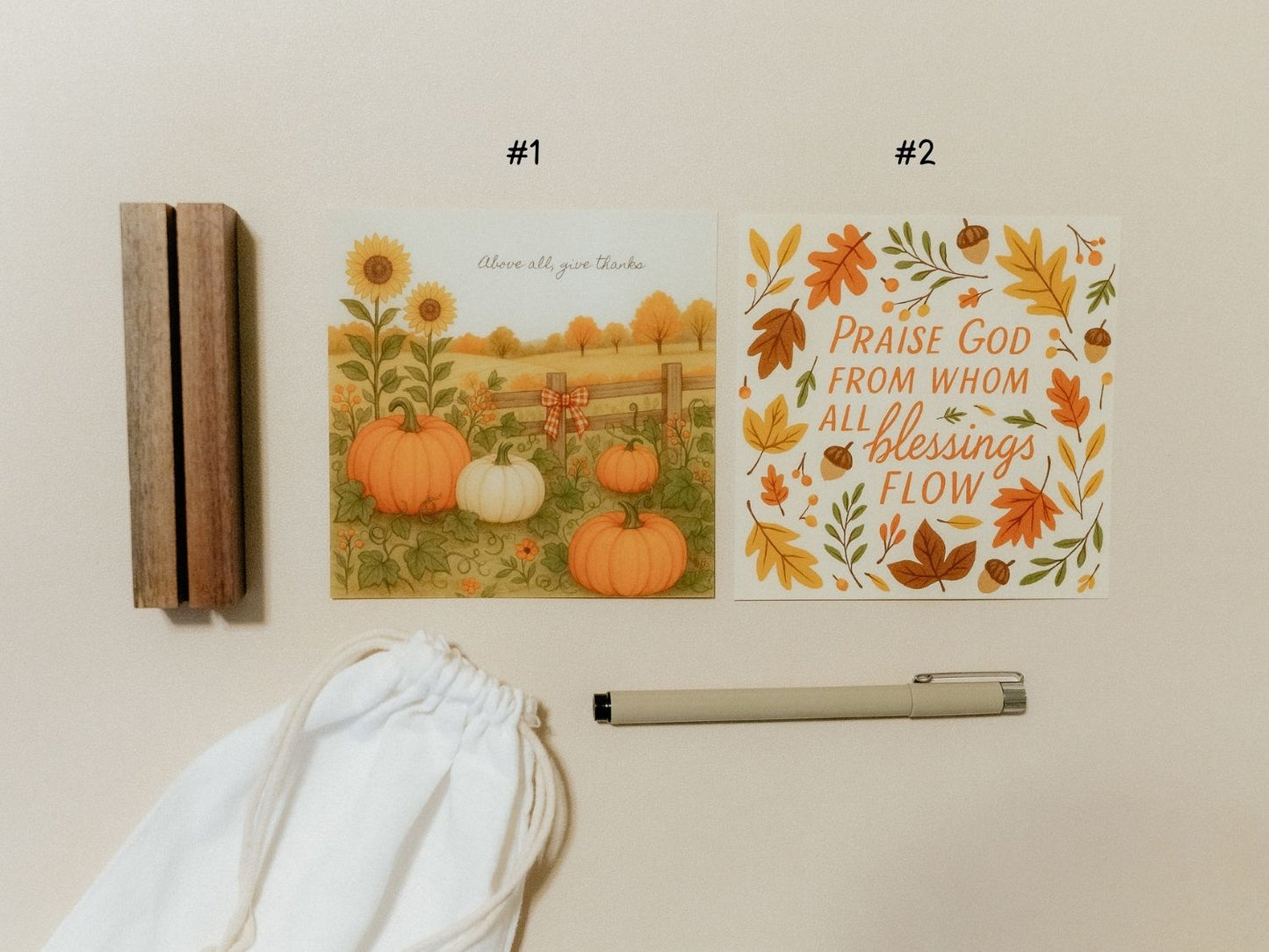 Create Your Own Scripture Card Set #6, Thanksgiving Faith Encouragement Cards, Scripture Cards Set, Christian Gifts