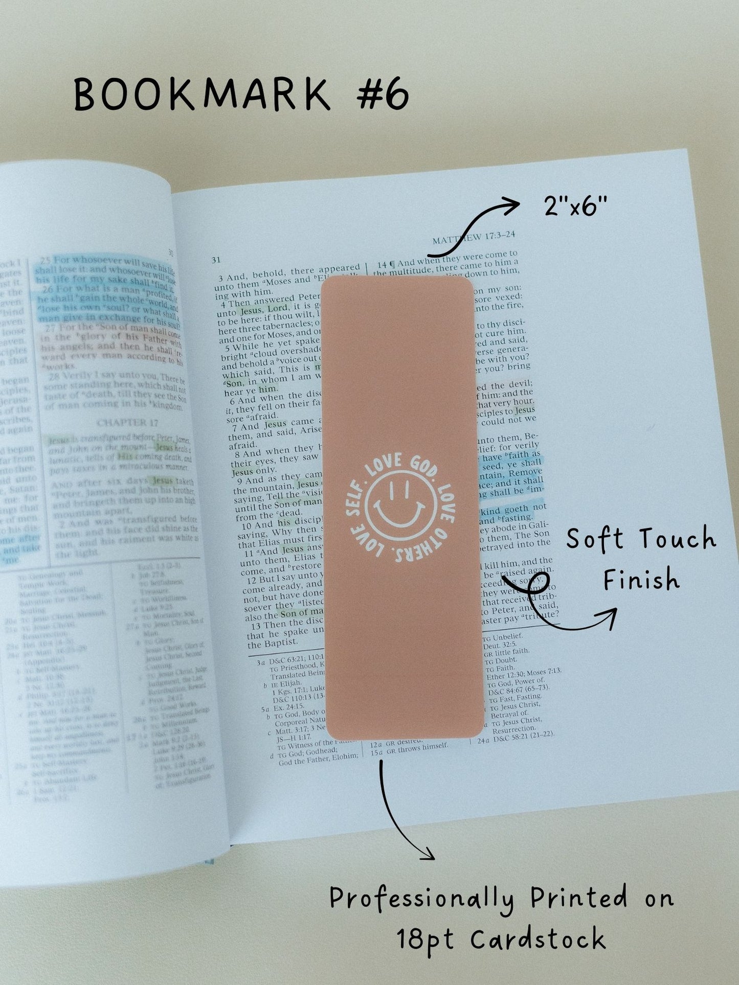 Christian Bookmark Set #2, Cute Bookmarks, Bible Bookmarks, Christian Bookmark, Christian Gifts