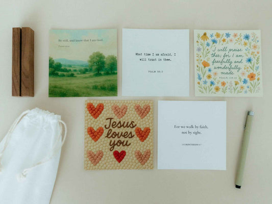 Create Your Own Scripture Card Set #2, Faith Encouragement Cards, Scripture Cards Set, Christian  Gifts