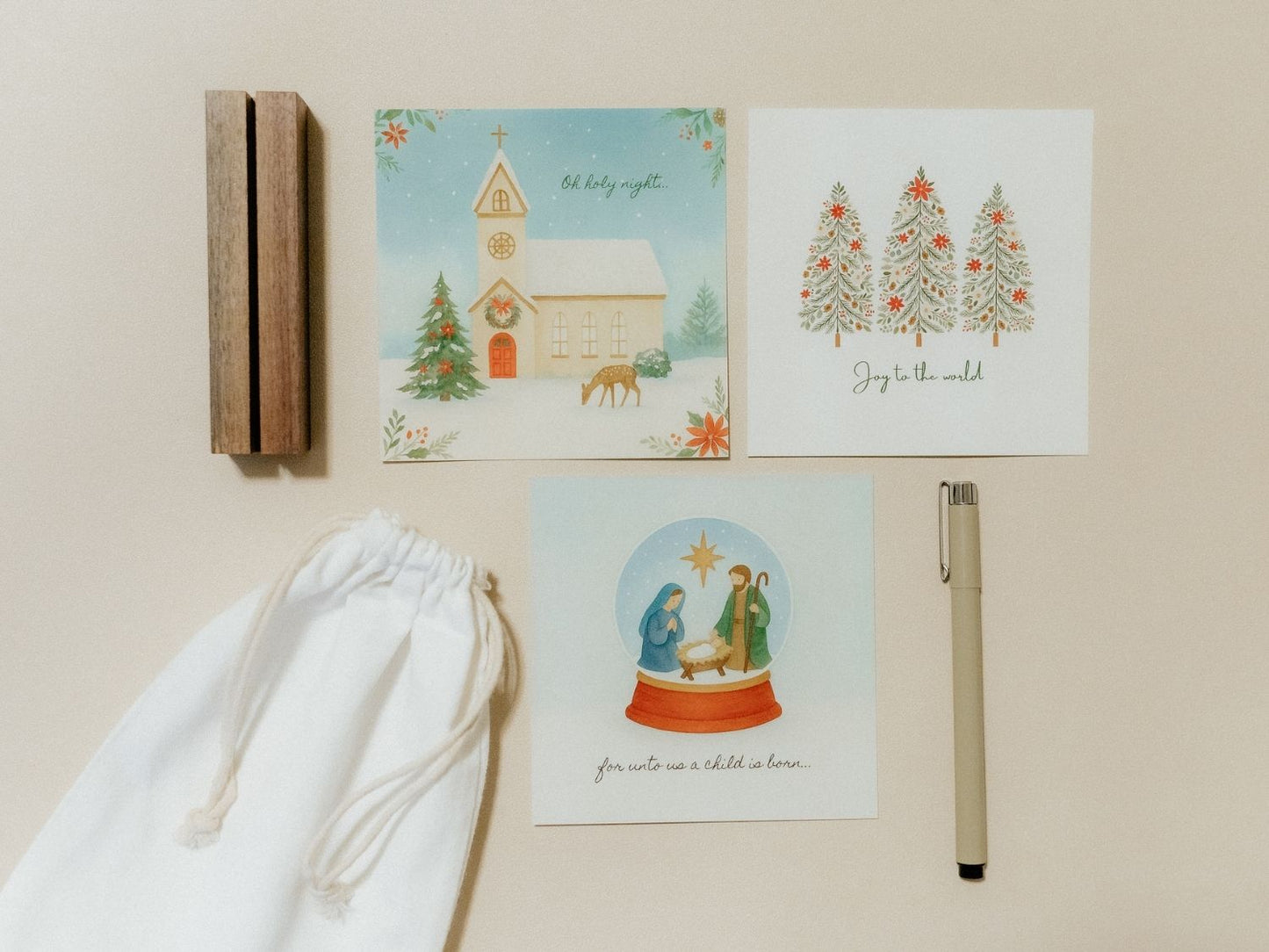 Create Your Own Scripture Card Set #7, Christmas Faith Encouragement Cards, Scripture Cards Set, Christian Gifts