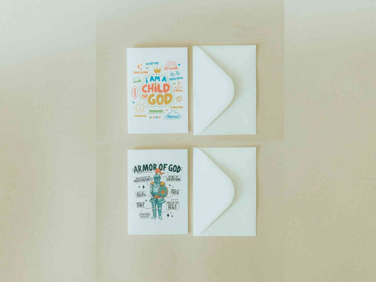 Christian Greeting Cards Set #3, Uplifting Ministering Card, Encouragement Card