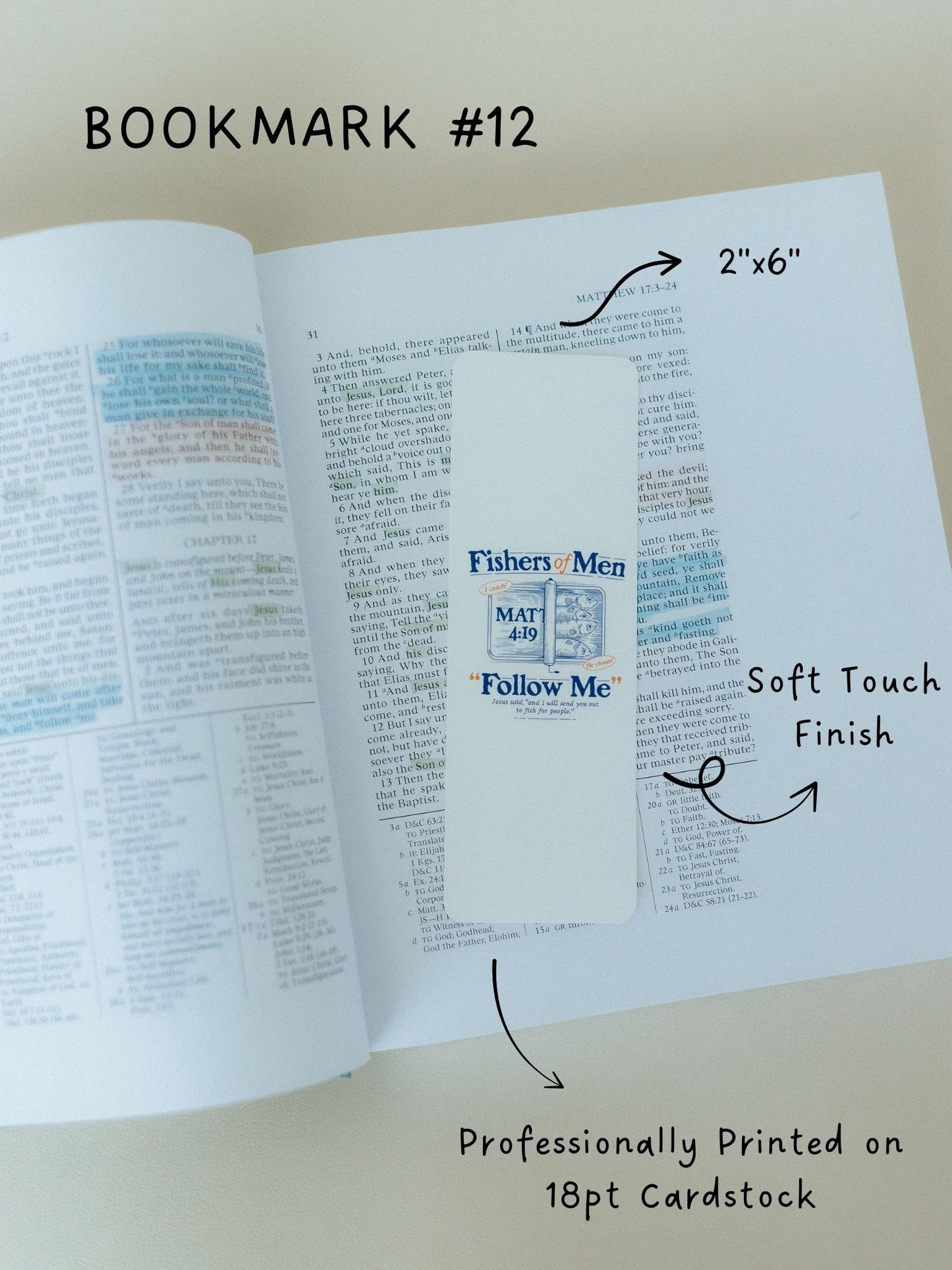 Christian Bookmark Set #3, Cute Bookmarks, Bible Bookmarks, Christian Bookmark, Christian Gifts