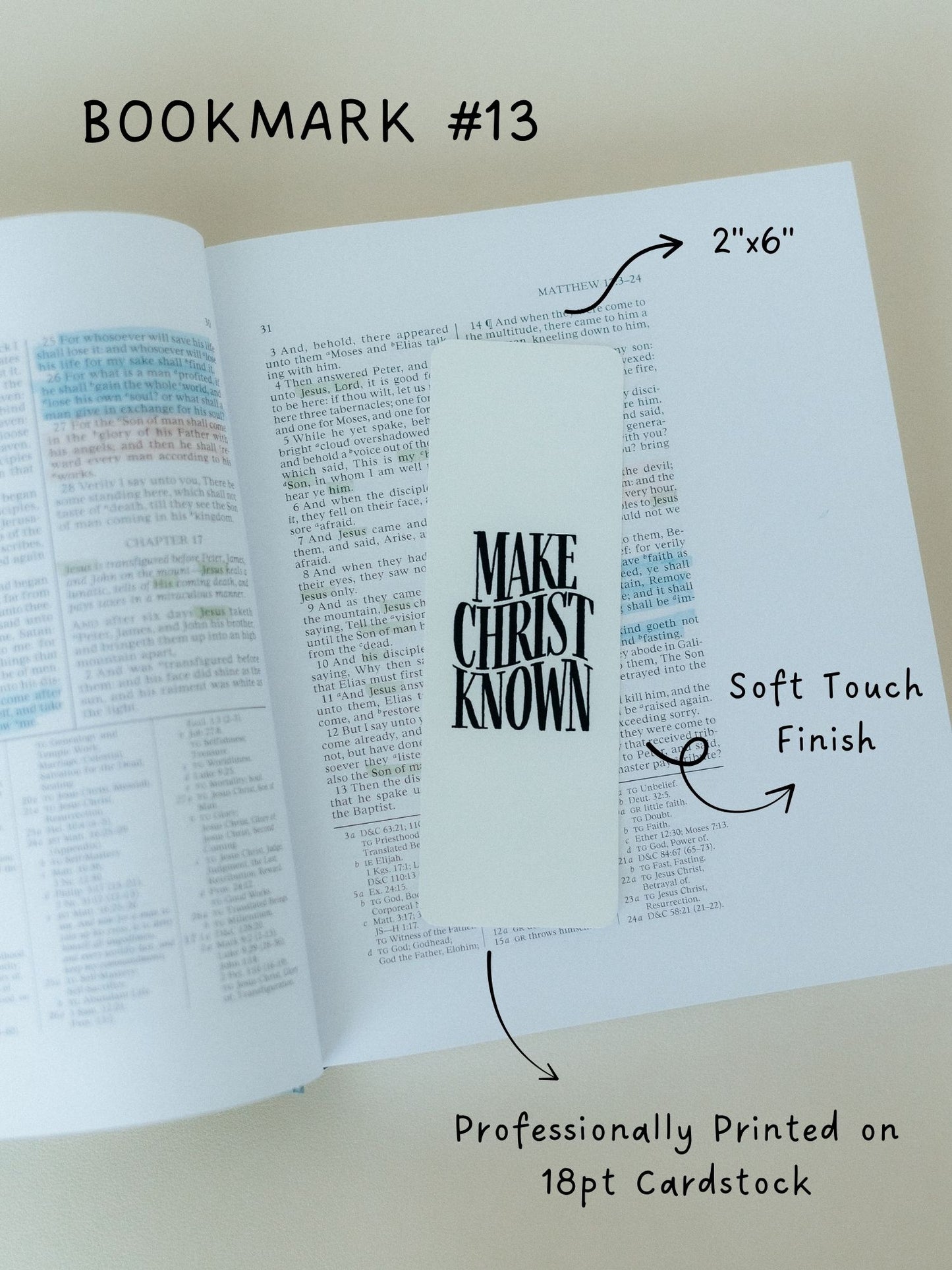 Christian Bookmark Set #3, Cute Bookmarks, Bible Bookmarks, Christian Bookmark, Christian Gifts