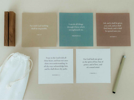 Create Your Own Scripture Card Set #3, Faith Encouragement Cards, Scripture Cards Set, Christian Gifts