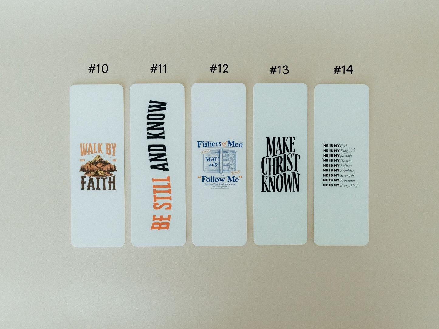 Christian Bookmark Set #3, Cute Bookmarks, Bible Bookmarks, Christian Bookmark, Christian Gifts