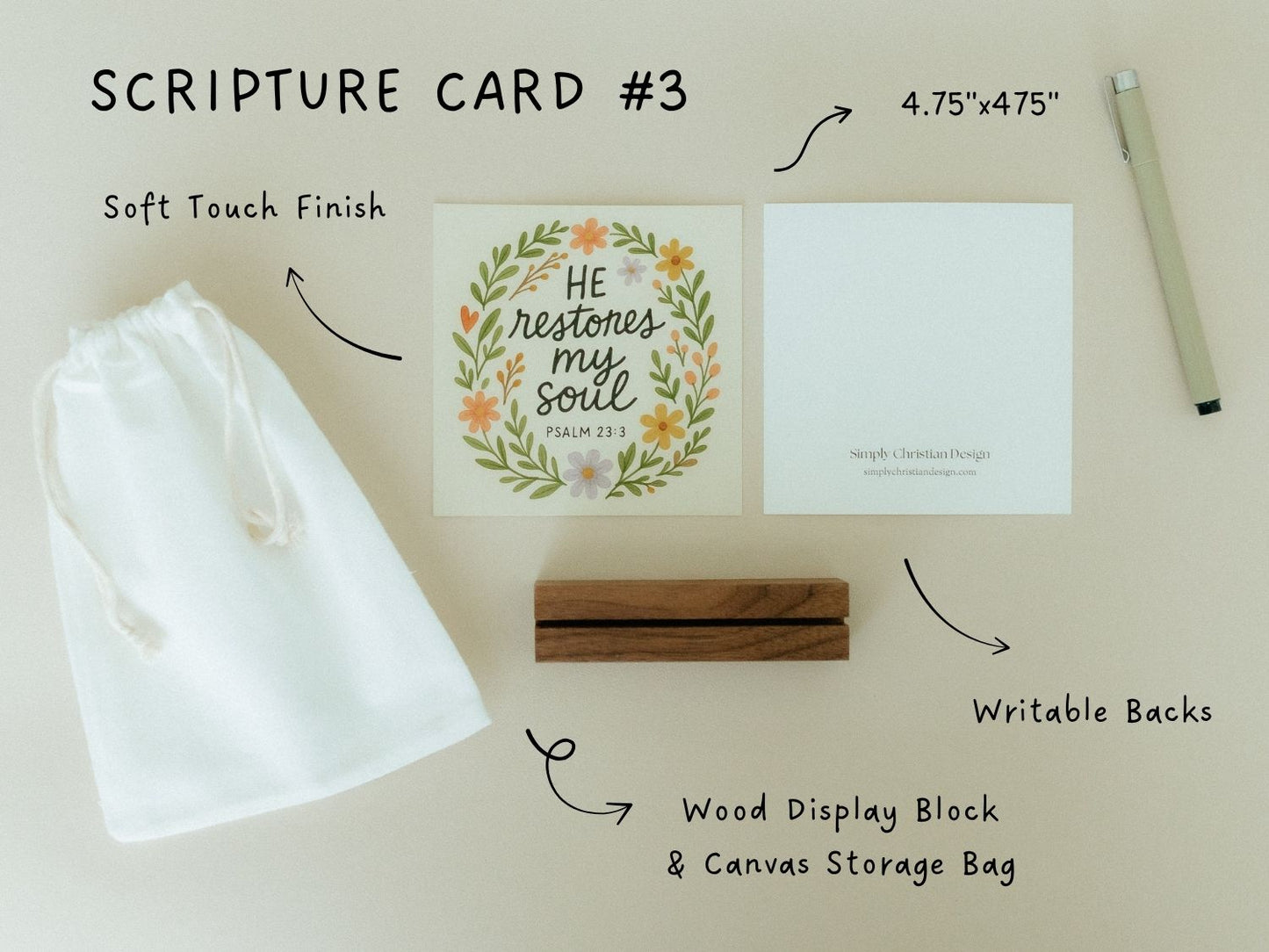 Create Your Own Scripture Card Set #4, Faith Encouragement Cards, Scripture Cards Set, Christian Gifts