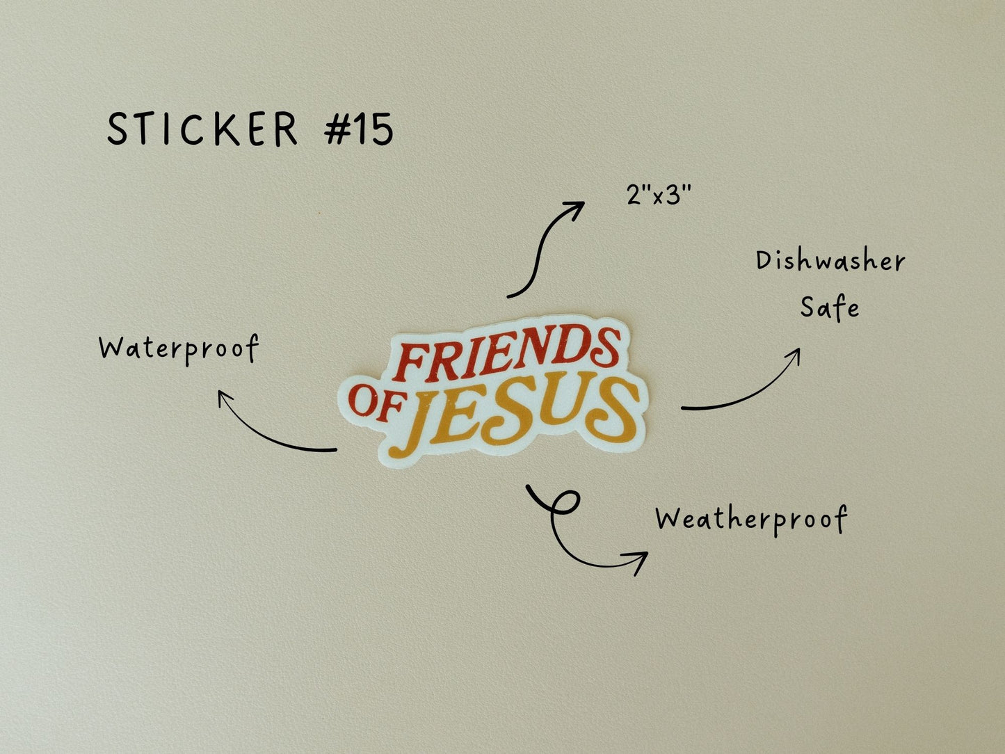 Christian Vinyl Sticker Set #4, Waterproof Stickers, Christian Stickers, Bible Stickers, Faith Stickers