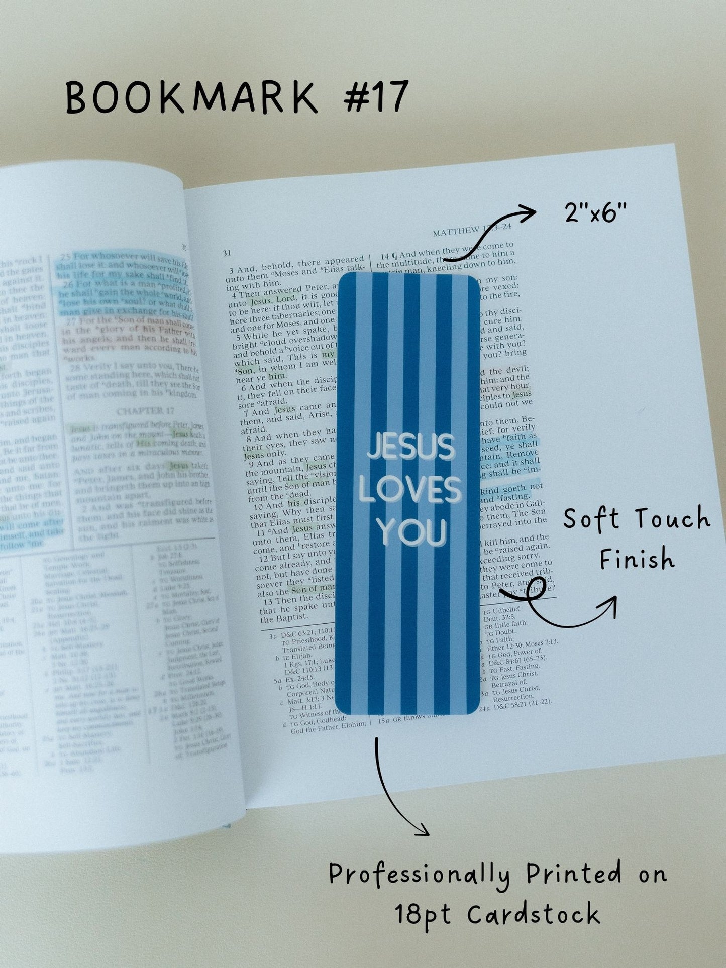 Christian Bookmark Set #4, Cute Bookmarks, Bible Bookmarks, Christian Bookmark, Christian Gifts