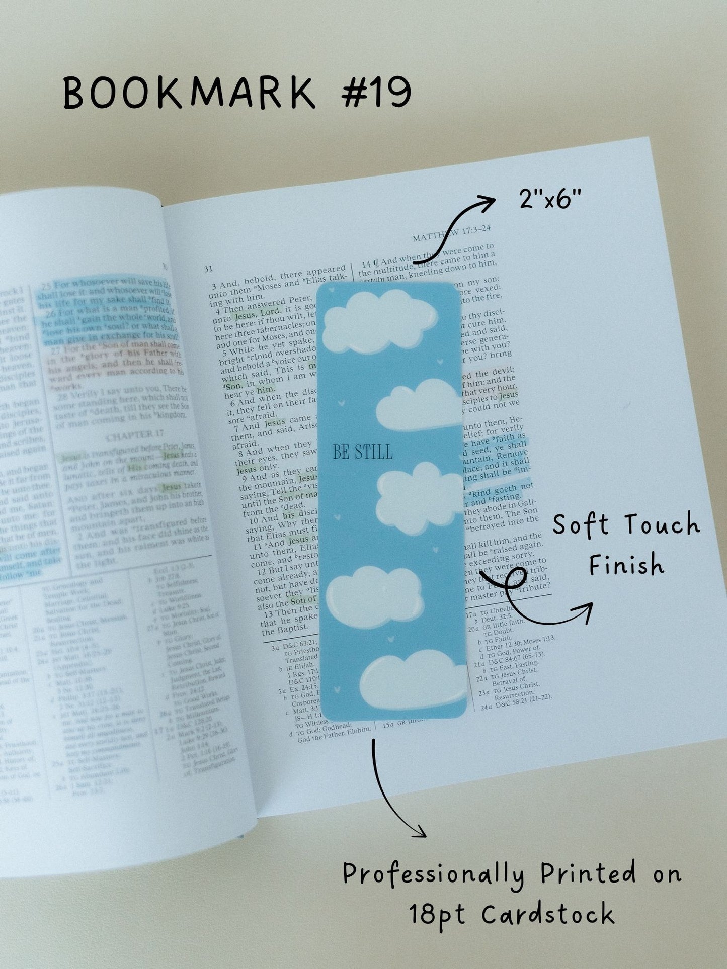 Christian Bookmark Set #4, Cute Bookmarks, Bible Bookmarks, Christian Bookmark, Christian Gifts