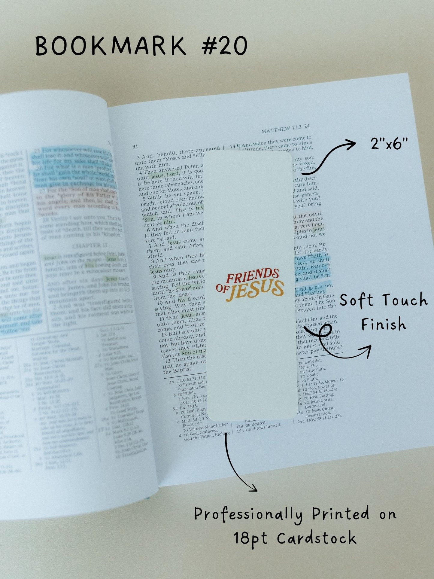 Christian Bookmark Set #5, Cute Bookmarks, Bible Bookmarks, Christian Bookmark, Christian Gifts