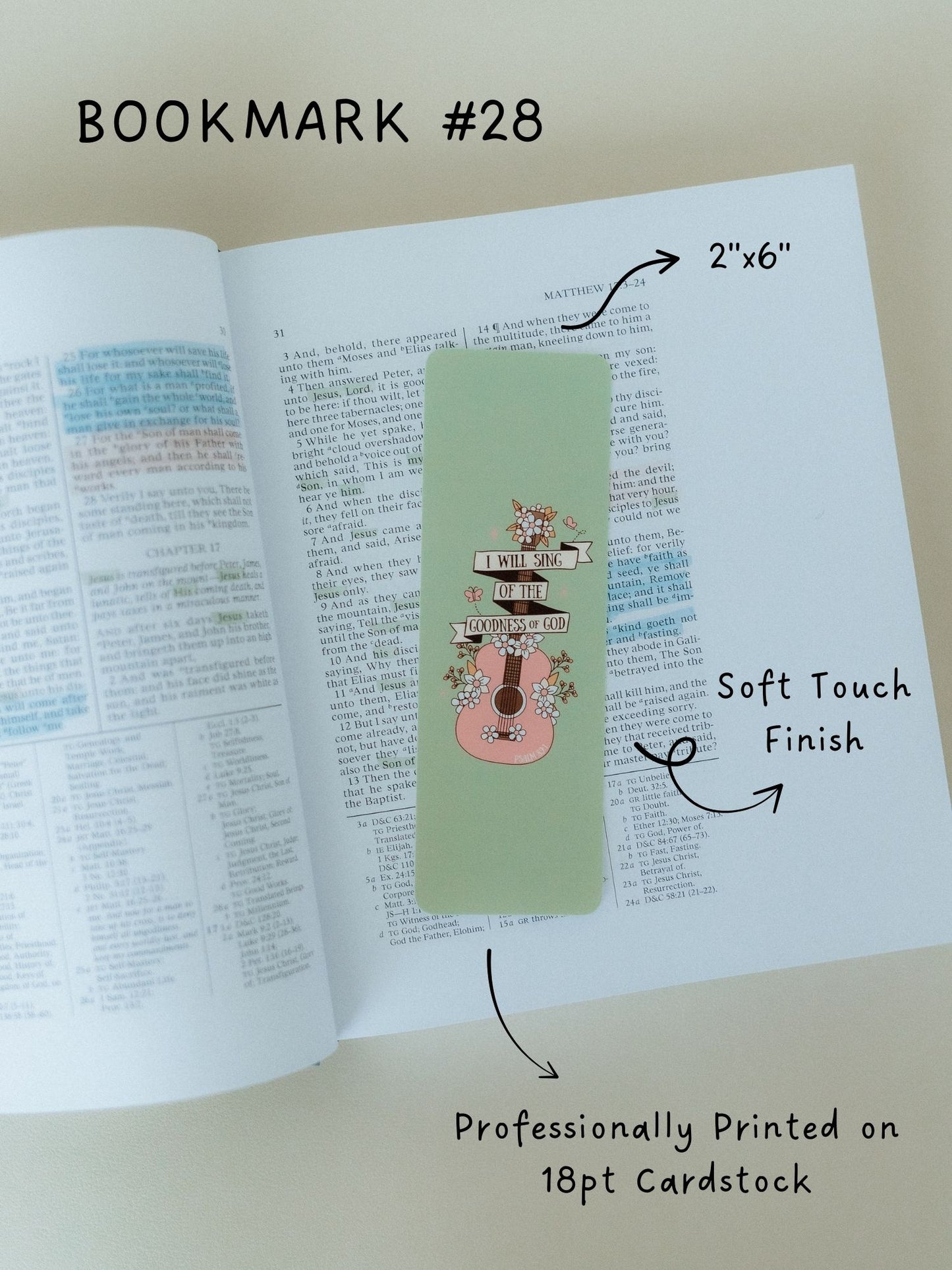 Christian Bookmark Set #6, Cute Bookmarks, Bible Bookmarks, Christian Bookmark, Christian Gifts