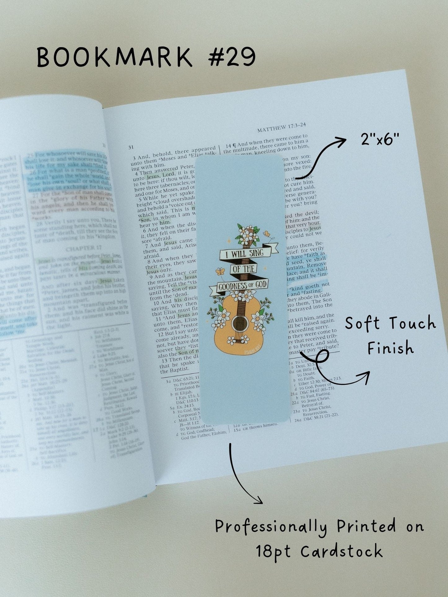 Christian Bookmark Set #6, Cute Bookmarks, Bible Bookmarks, Christian Bookmark, Christian Gifts