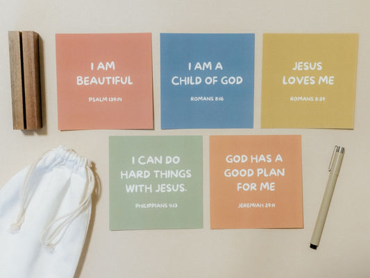 Create Your Own Scripture Card Set #10, Faith Encouragement Cards, Scripture Cards Set, Christian Gifts