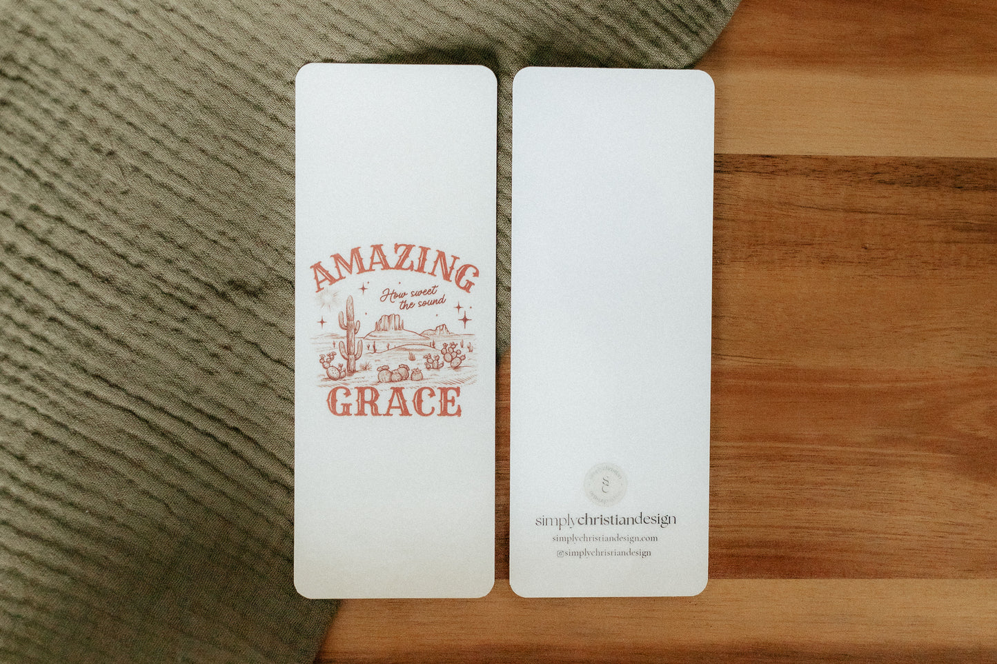 Amazing Grace, Christian Bookmark