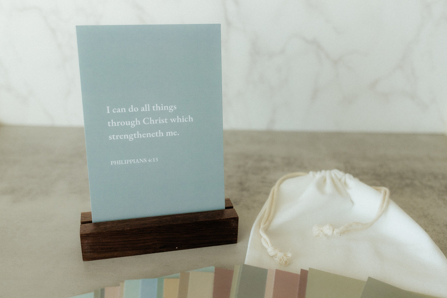 Weekly Scripture Card Pack, Earth Tones, 52 Scriptures for 52 Weeks