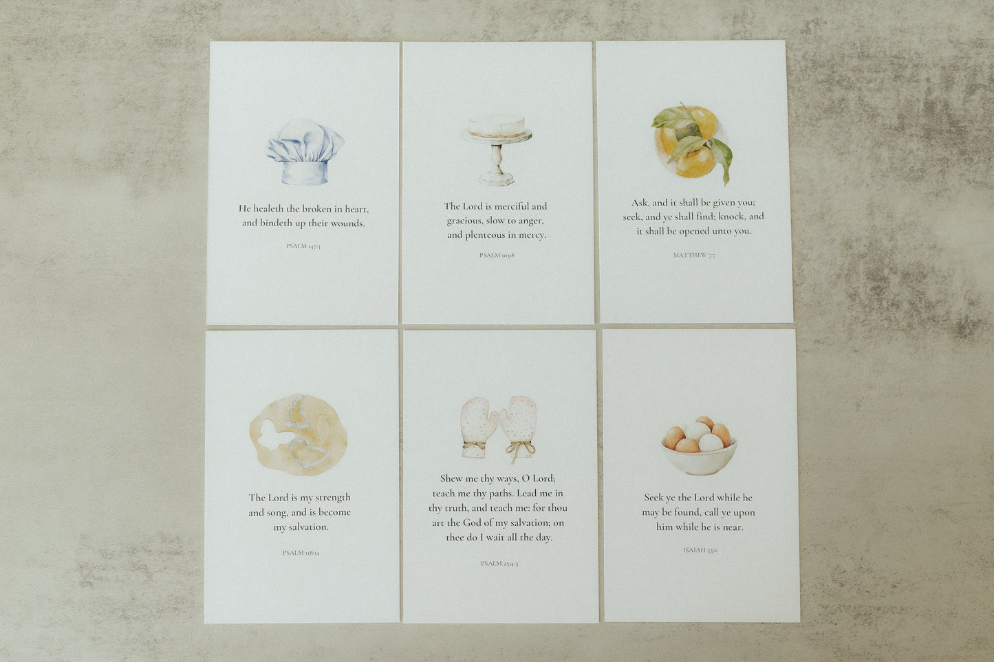 Weekly Scripture Card Pack, Kitchen, 52 Scriptures for 52 Weeks