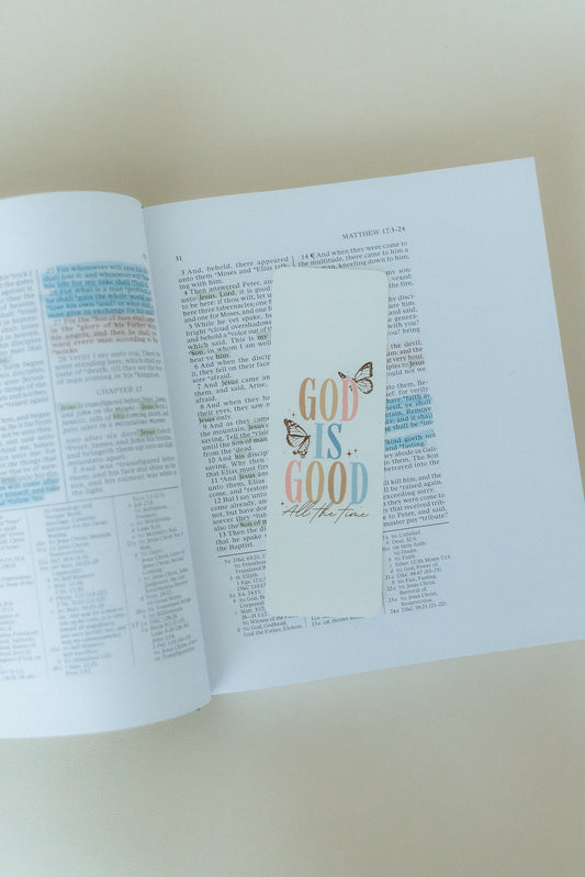 God Is Good, Christian Bookmark