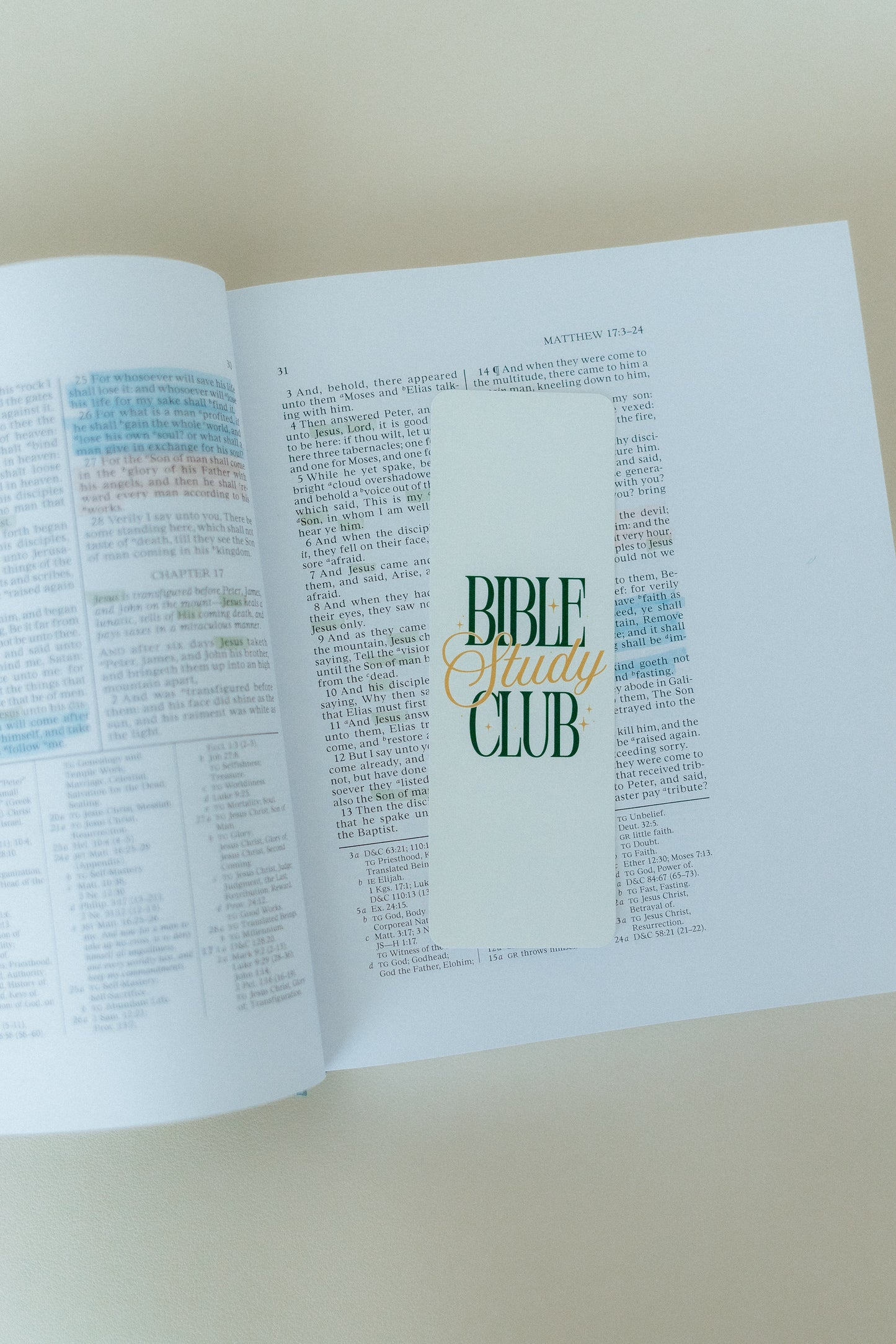 Bible Study Club, Christian Bookmark