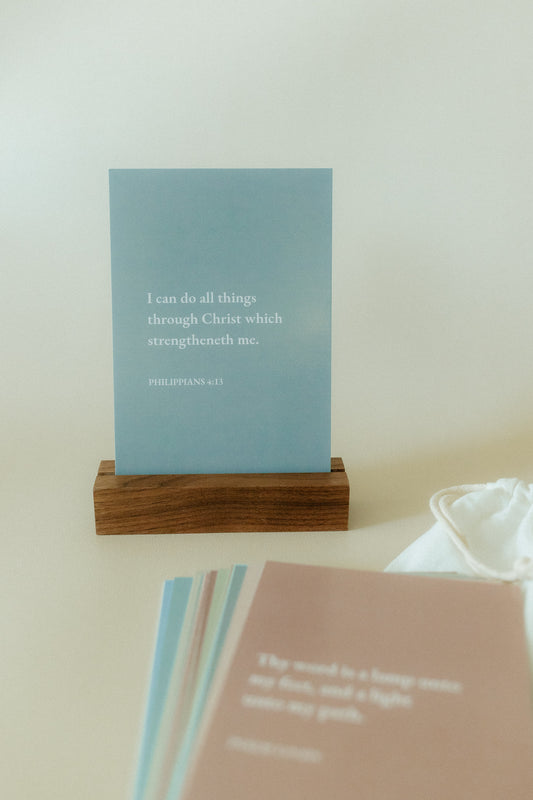 Weekly Scripture Card Pack, Earth Tones, 52 Scriptures for 52 Weeks