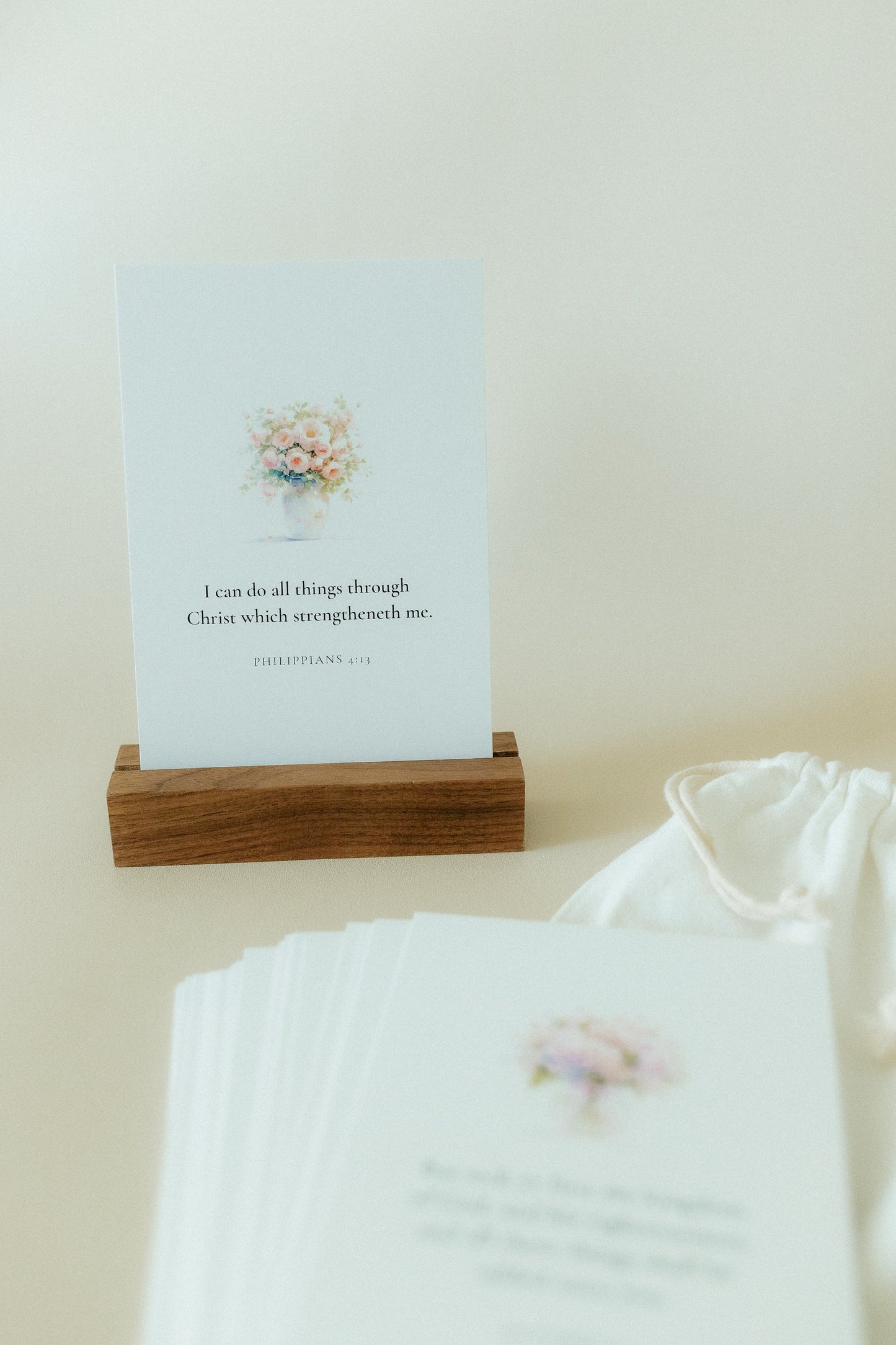 Weekly Scripture Card Pack, Flower Vases, 52 Scriptures for 52 Weeks