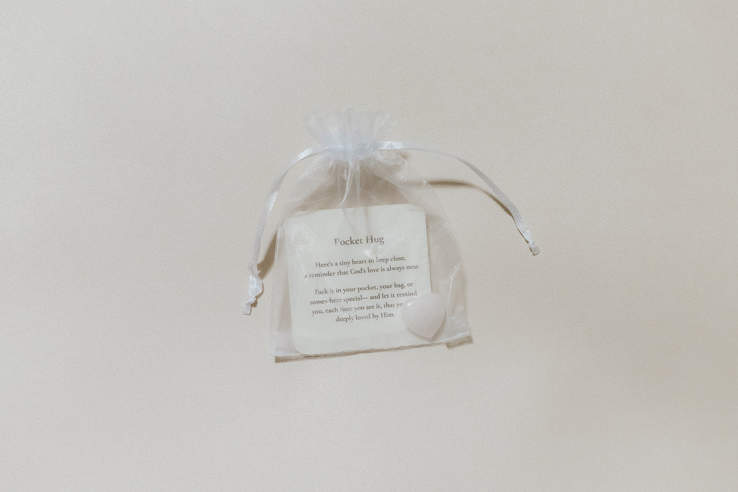 Pocket Hug, Ministering Handout, Pink or Blue Stone, Christian Gifts