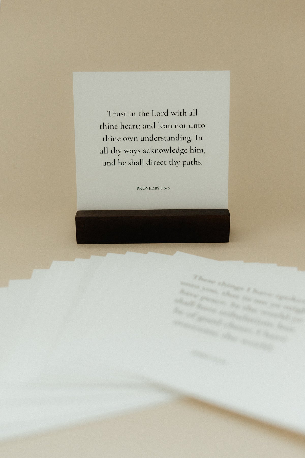The Minimalist, Signature Scripture Cards, Christian Gifts