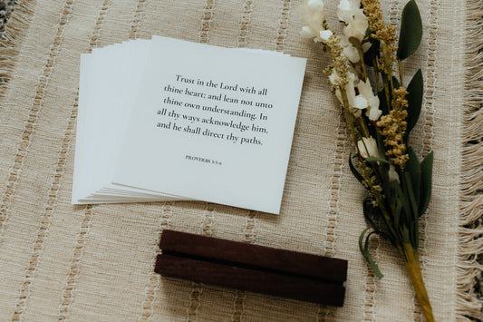 The Minimalist, Signature Scripture Cards, Christian Gifts