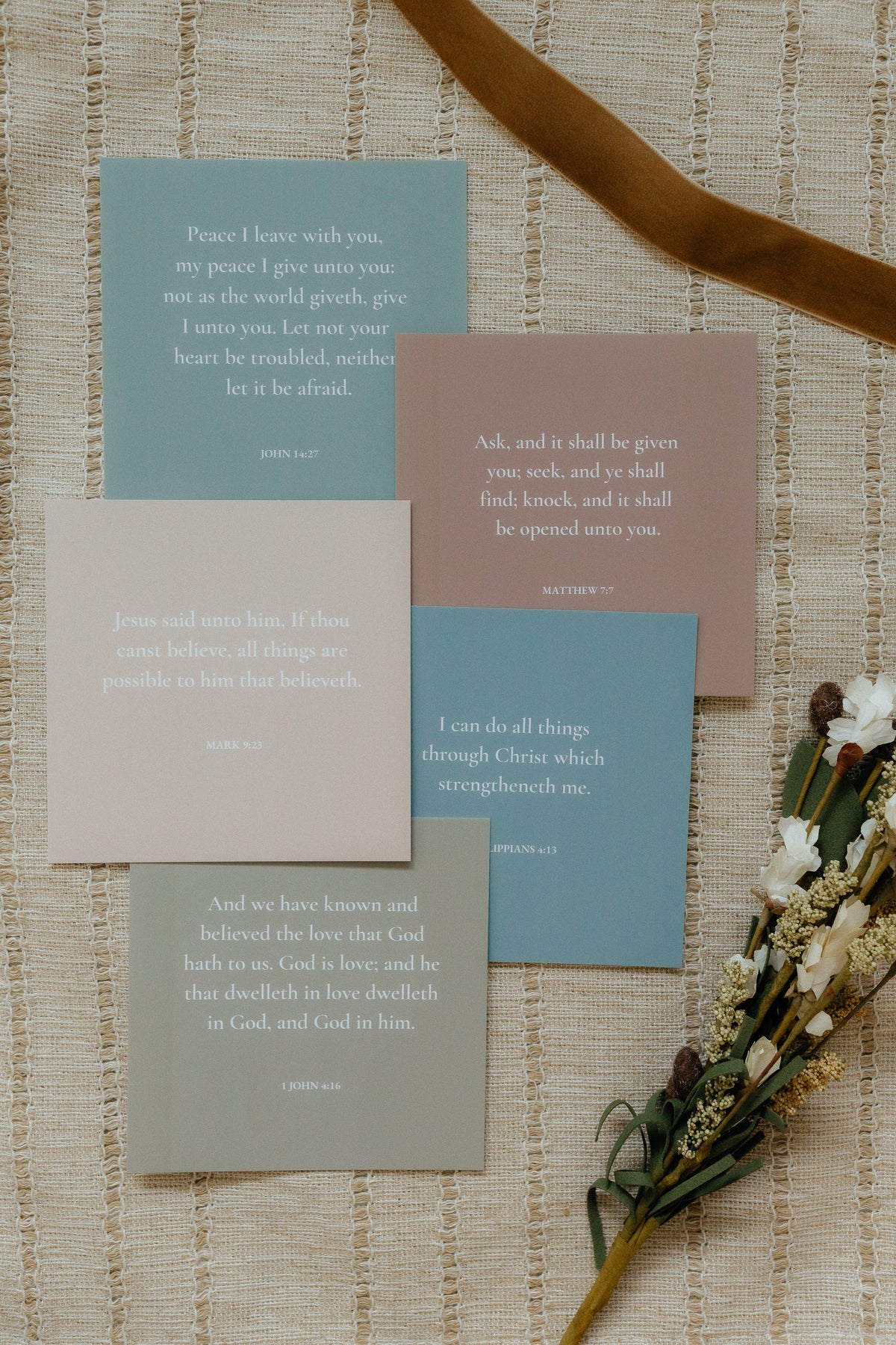 Earth Tones, Signature Scripture Cards, Christian Gifts
