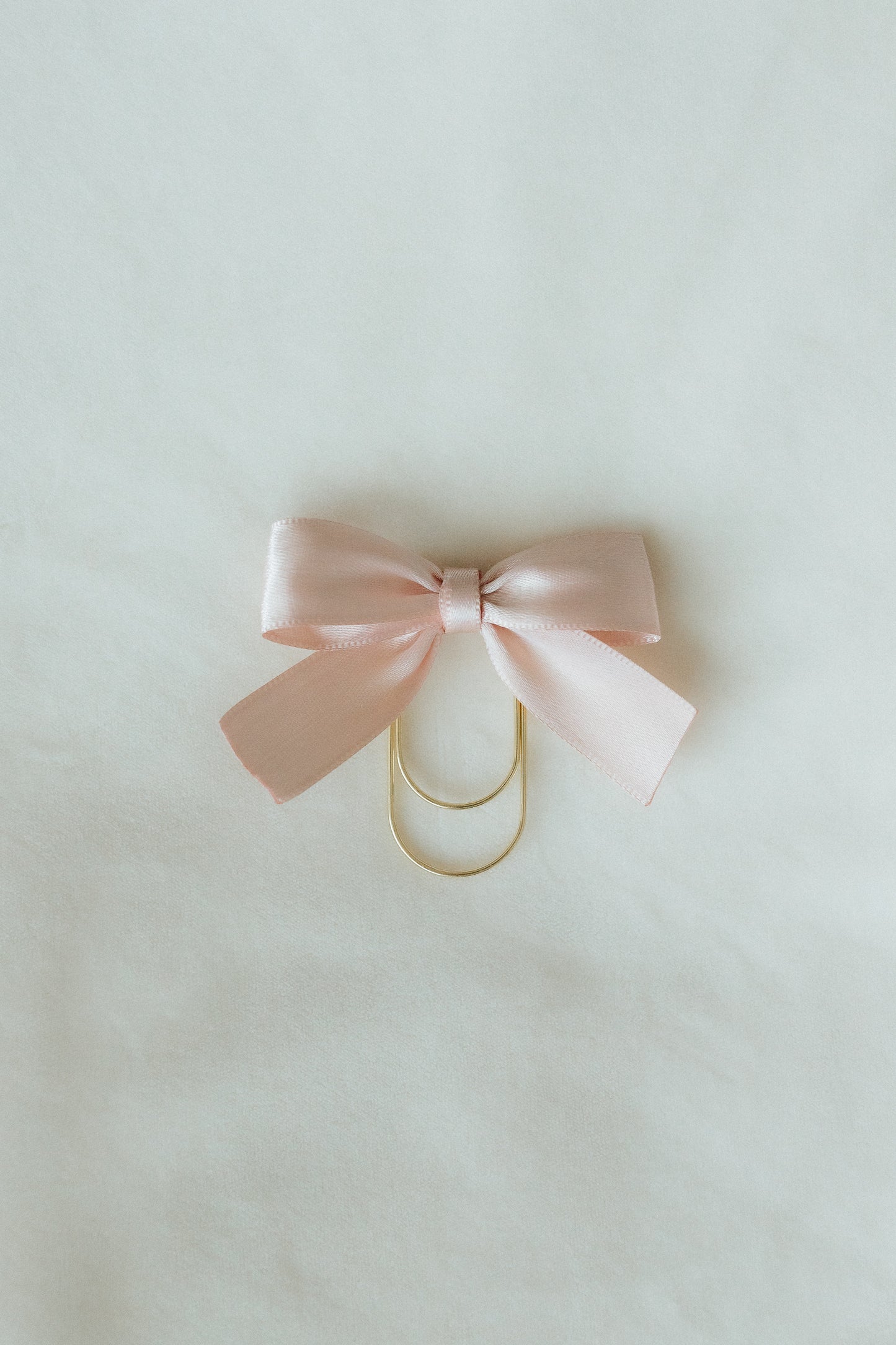 Satin Bible Bow - Light Pink